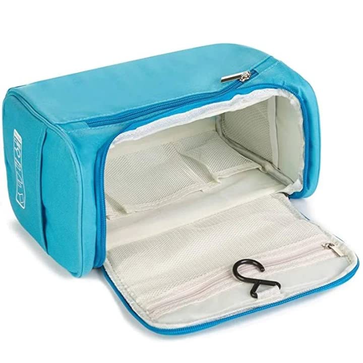 Fashion Cosmetic Organizer Bag for Women - Travel & Home Use (Navy Blue)