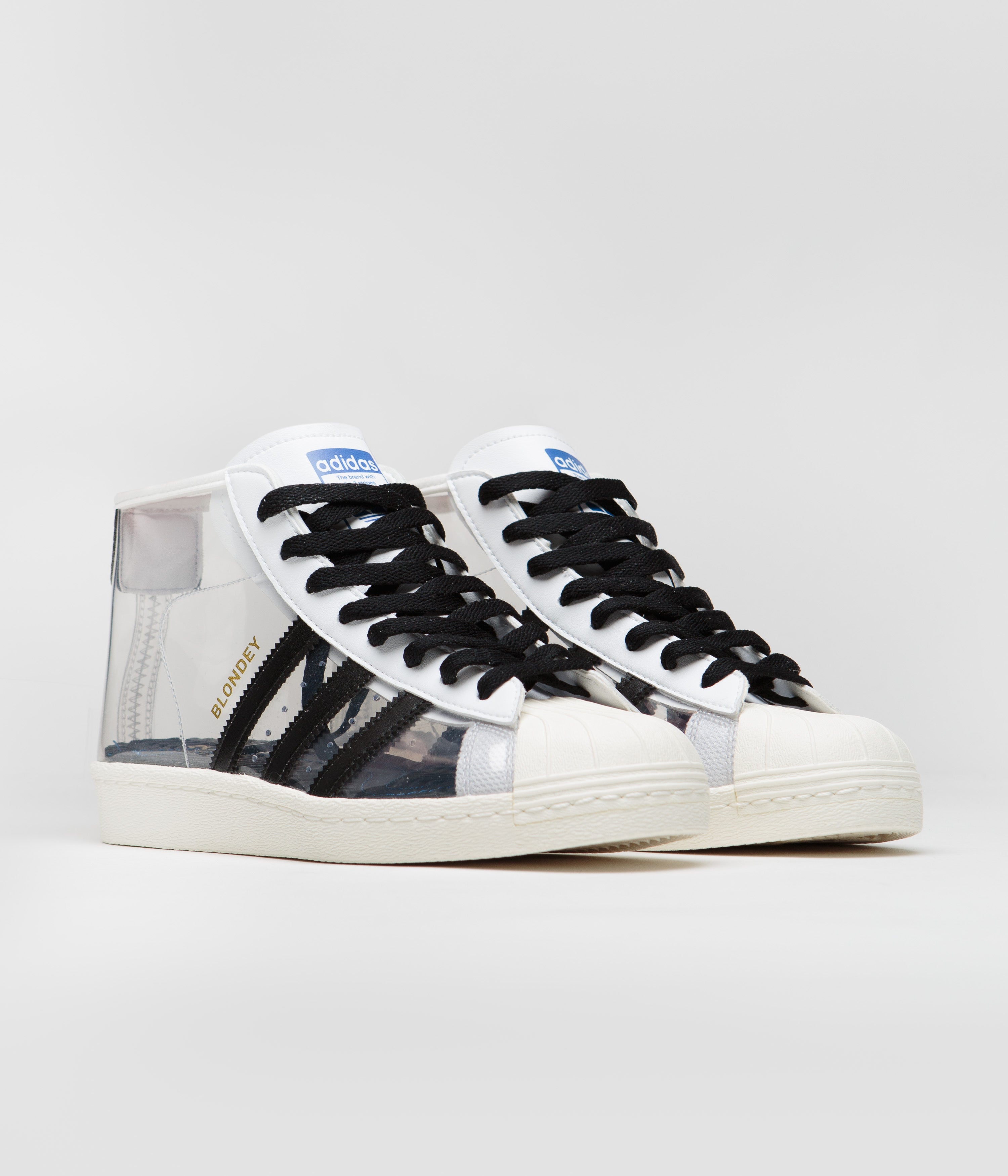 Adidas x Blondey Pro Model Shoes FTWR White Core Black Off White - Stylish Skateboarding Sneakers for Men & Women | Perfect for Streetwear Fashion and Urban Lifestyle