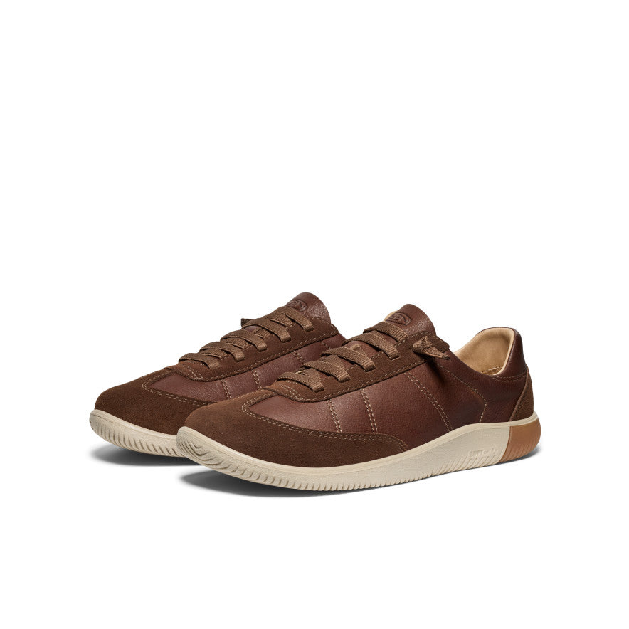 Men's KNX T Toe Sneakers - Dark Earth/Plaza Taupe Color | Comfortable Casual Shoes for Walking, Running & Everyday Wear