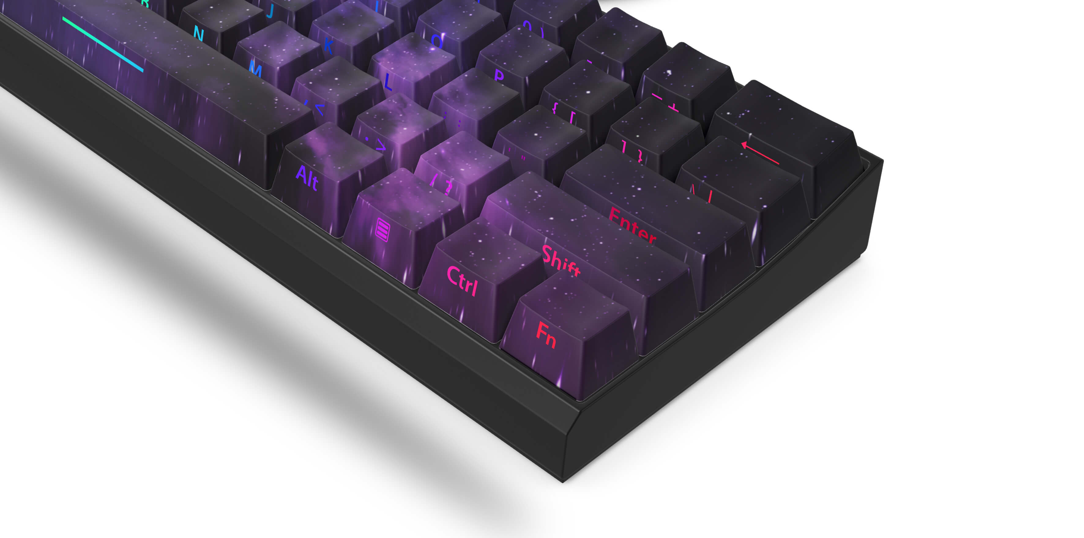 Galaxy Rift T60 Pro Mechanical Gaming Keyboard - RGB Backlit, Wired USB, Ergonomic Design for PC Gamers - Perfect for Esports, Streaming & Office Work