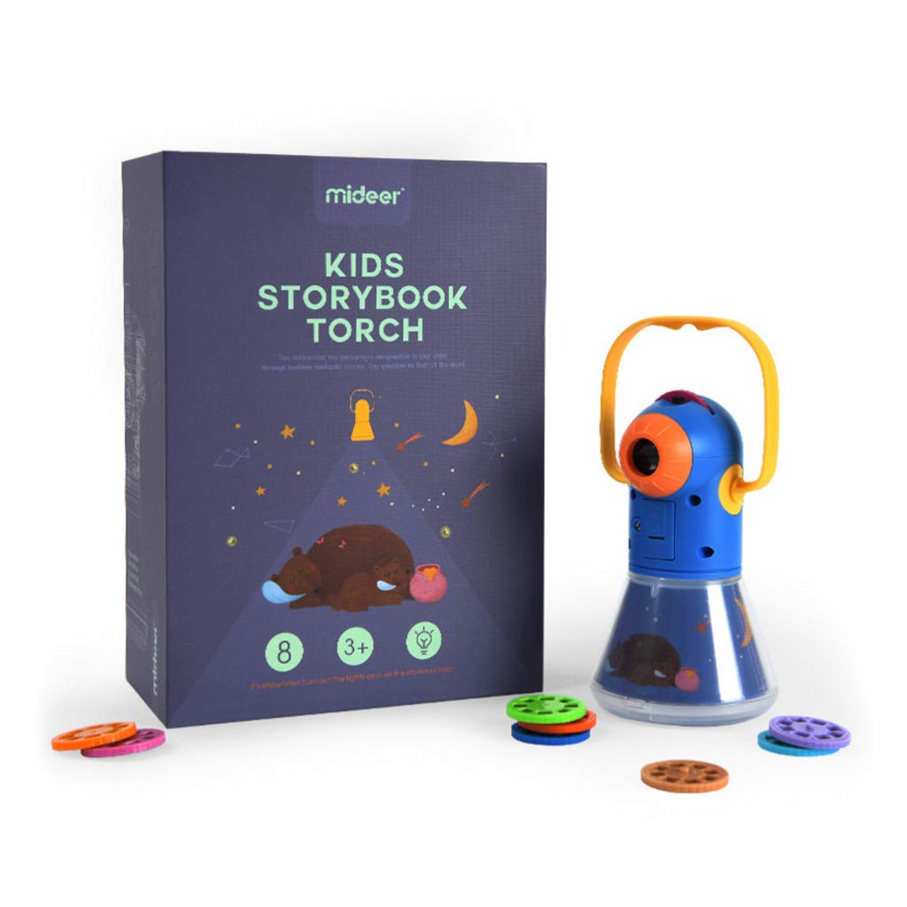 Loweyuiroy Story Projector for Kids - Multi-Function Night Light with Image Films & Storybook | Bedtime Projection Lamp for Children's Room, Nursery, and Sleep Aid