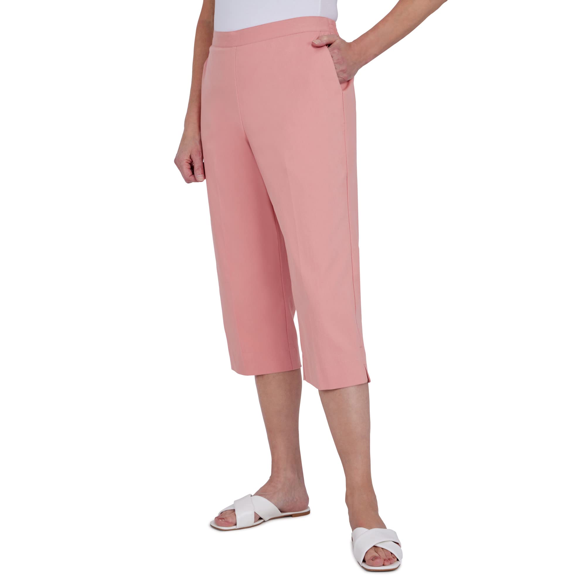 Alfred Dunner Women's Twill Capri Pants - Casual Comfort for Outings