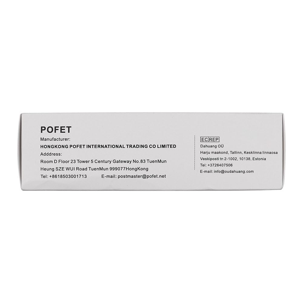 POFET Bluetooth 5.0 Audio Transmitter & Receiver with 3.5mm AUX, Hands-Free Calling - Wireless Adapter for TV, Speakers, Headphones | Perfect for Home Theater & Gaming Setup