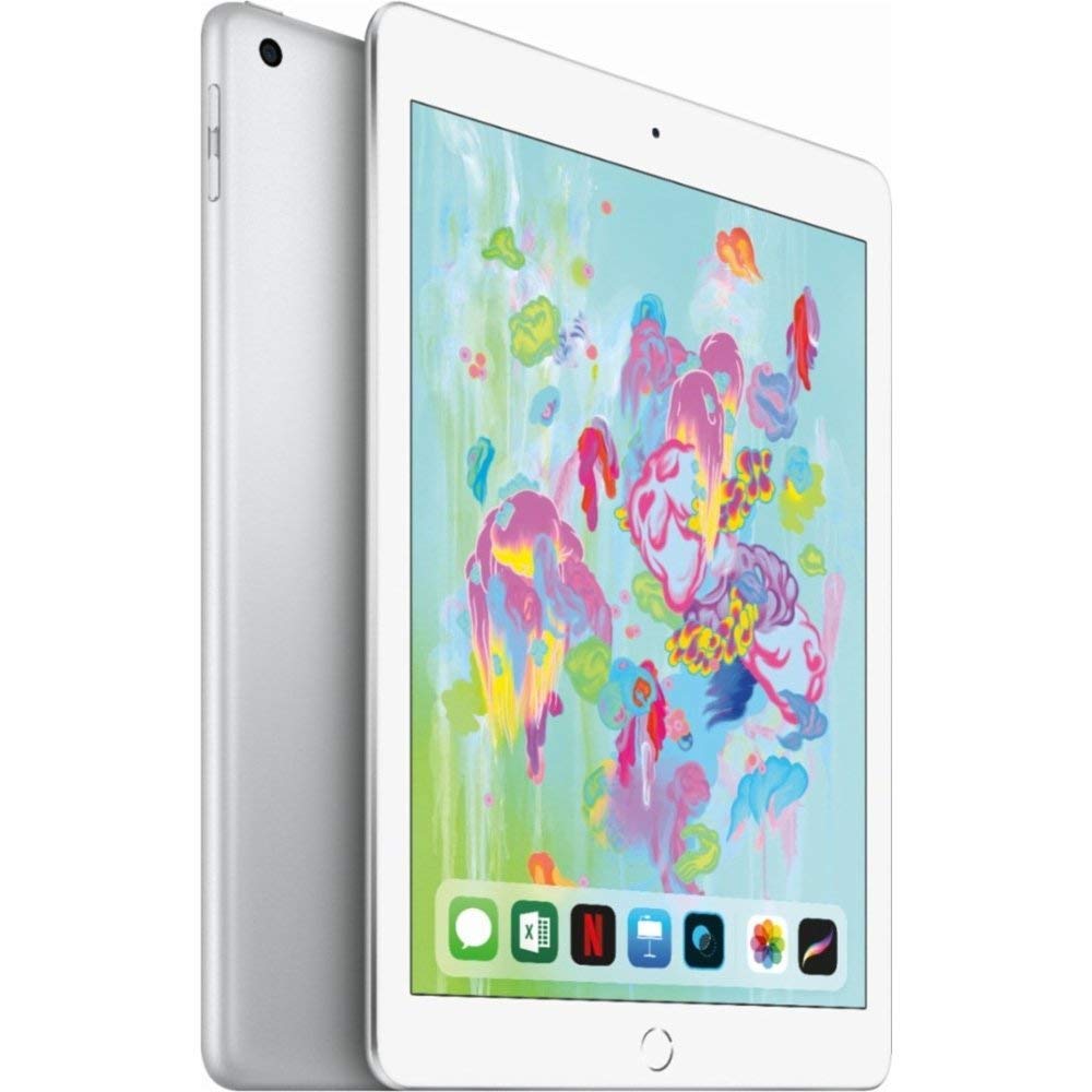 Refurbished Apple iPad 9.7-inch 128GB Wi-Fi (2018 Model) - Silver | Perfect for Students, Professionals & Home Entertainment