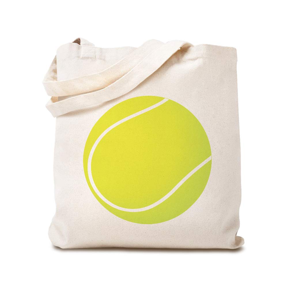 Custom Printed Canvas Tote Bag - Reusable Eco-Friendly Shopping Bag for Tennis, Beach & Sports - Kids & Adults Multipurpose Carryall | Perfect for Groceries, Gym, School & Travel
