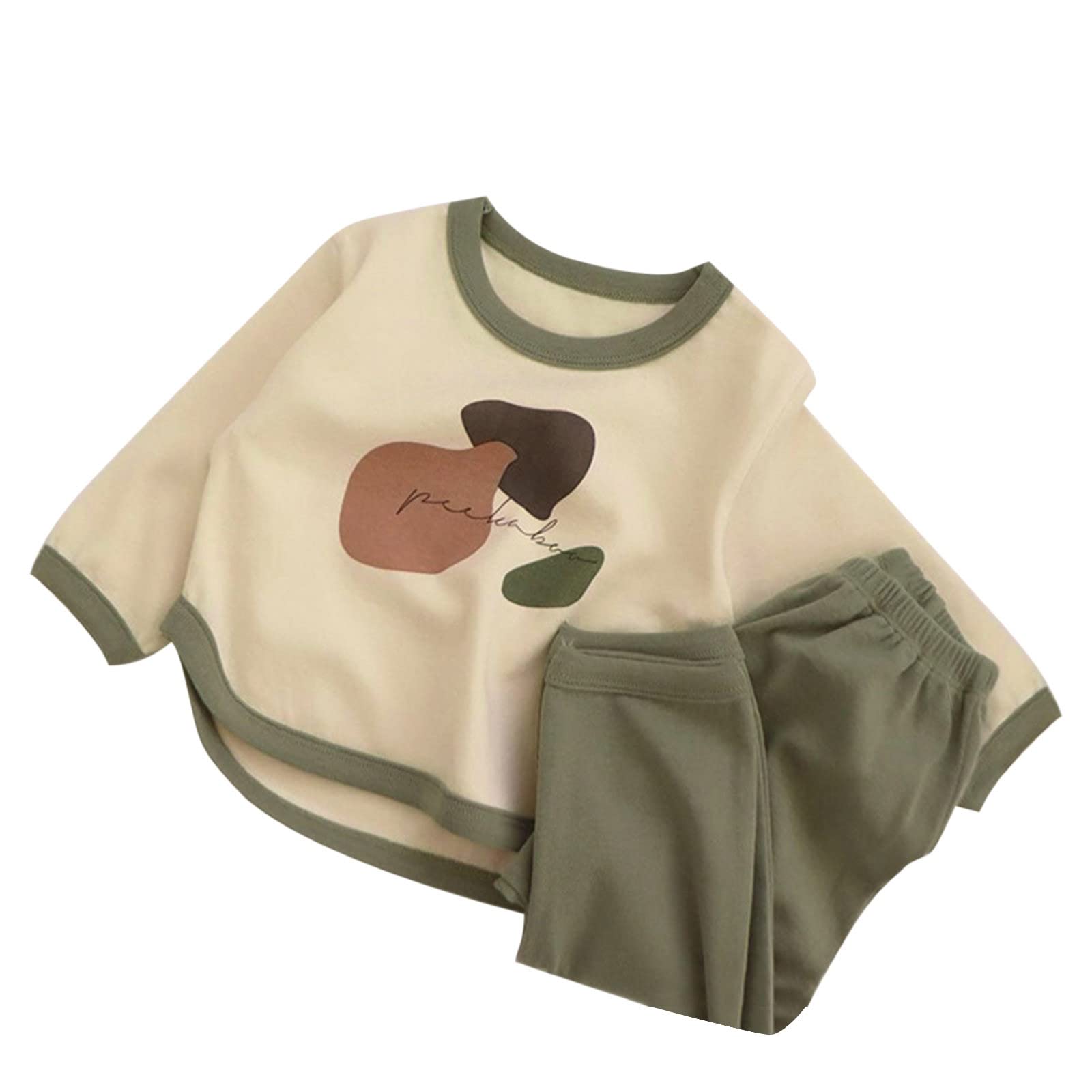 Newborn Baby Clothes - Cotton Patchwork Outfit for Boys & Girls (0-12 Months) - Perfect for Autumn & Summer