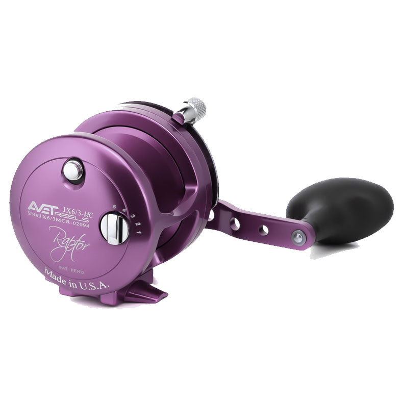 Avet JX Raptor 6/3 Classic Two Speed Magic Cast Fishing Reel - Perfect for Saltwater Offshore Fishing & Big Game Angling