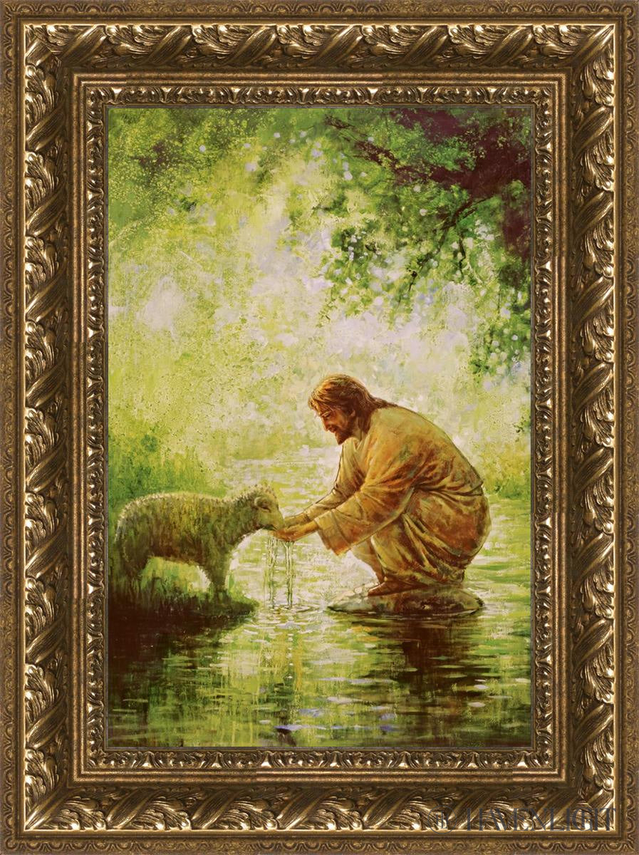 Gentle Shepherd by Yongsung Kim - Christian Wall Art & Home Decor for Living Room, Bedroom, or Church