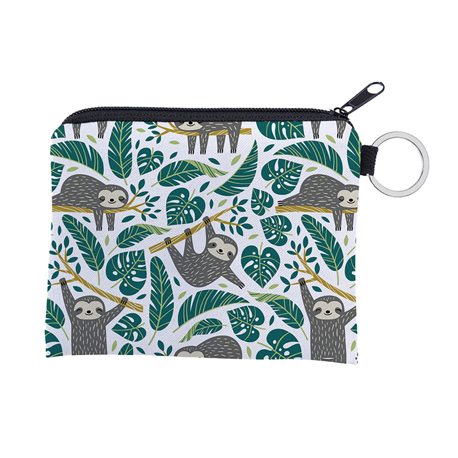 Stylish Roomy Sloth Print Waterproof Travel Makeup Bag - Large Cosmetic Organizer for Women | Perfect for Airplane Carry-On, Gym Essentials & Weekend Getaways
