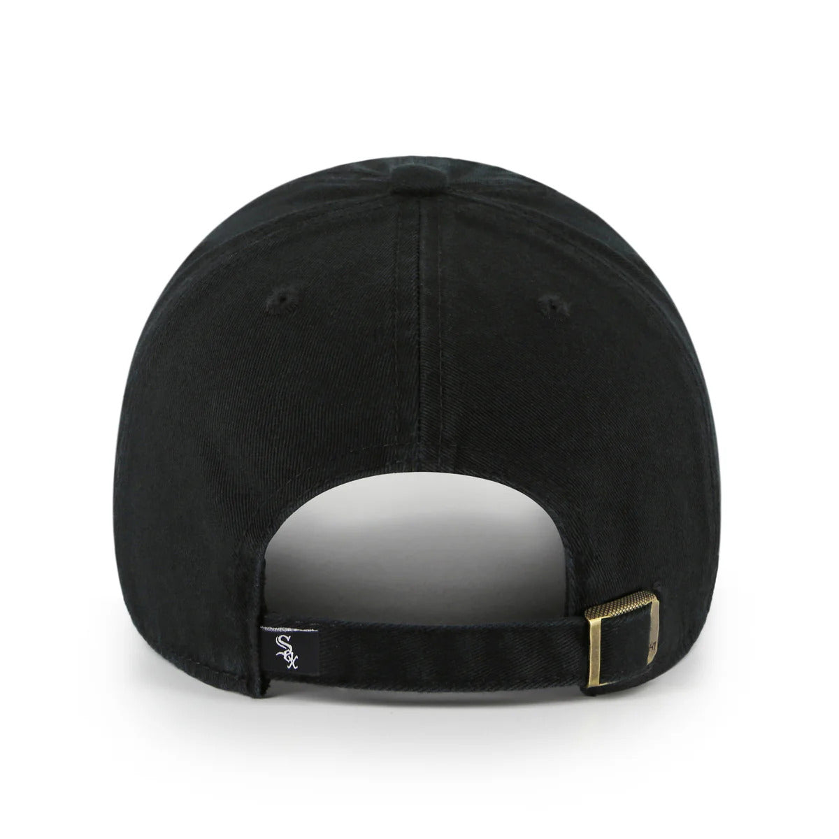 47 Brand Chicago White Sox Cleanup Adjustable Baseball Cap - Black | Adjustable Snapback Hat for Men & Women | Perfect for Baseball Games, Sports Fans & Casual Wear