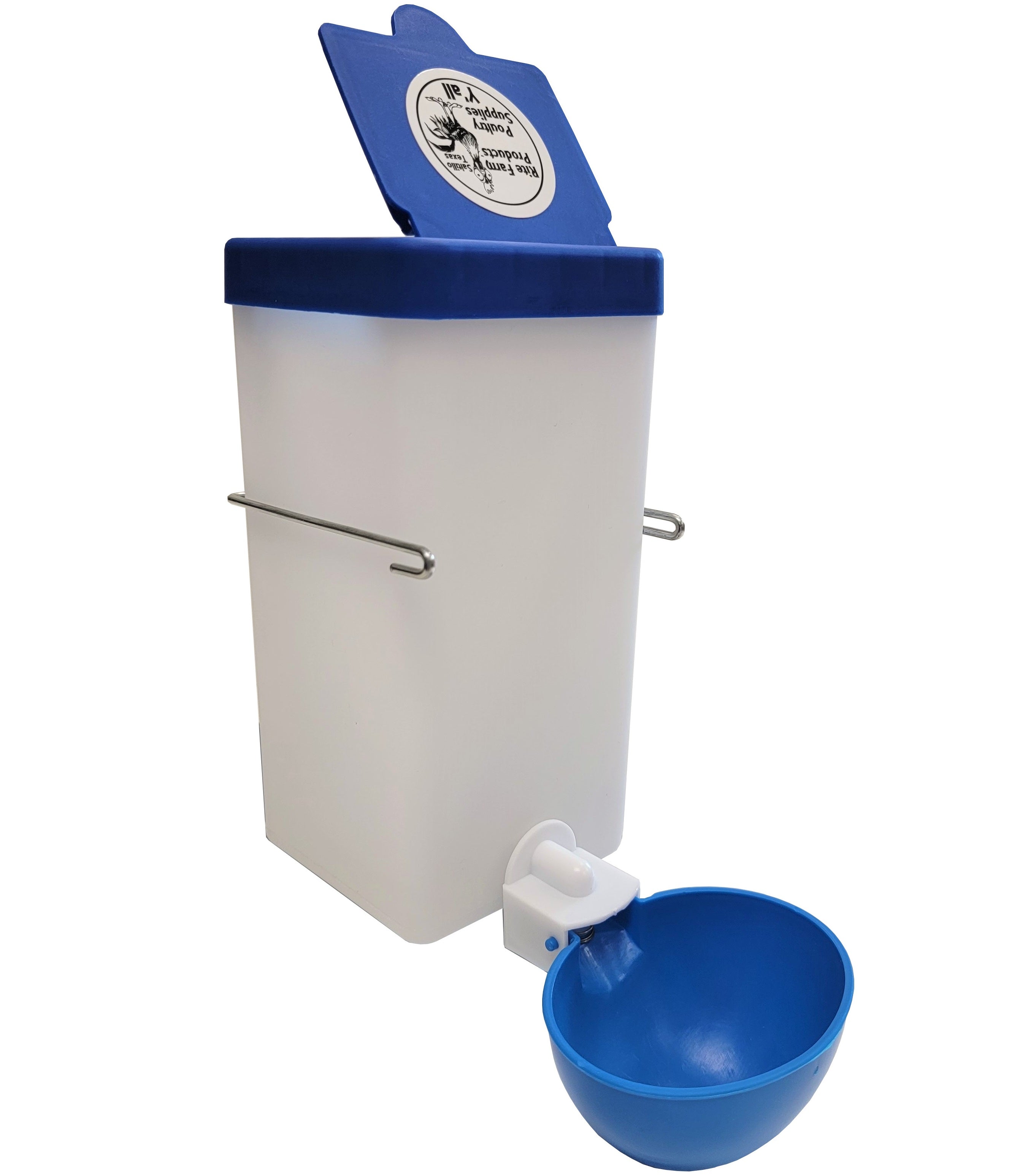 1L 33.8oz Automatic Refill Baby Chick Waterer & Quail Drinker Bottle - Poultry Cage Chicken Water Dispenser 1QT - Perfect for Chicks, Ducklings, and Small Birds in Coops or Backyard Farms
