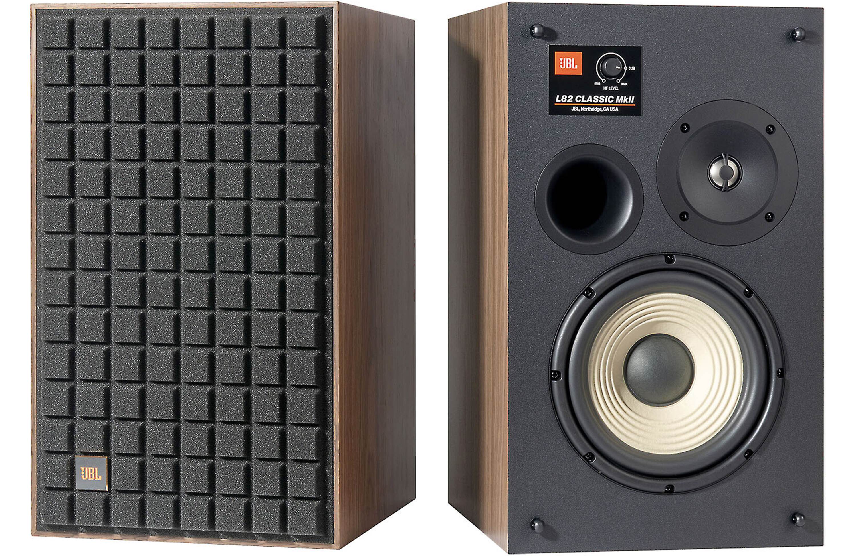 JBL L82 MKII Classic 2-Way Bookshelf Speakers (Pair) - High-Fidelity Audio for Home Theater & Music Listening - Perfect for Living Rooms, Studios & Audiophile Setups