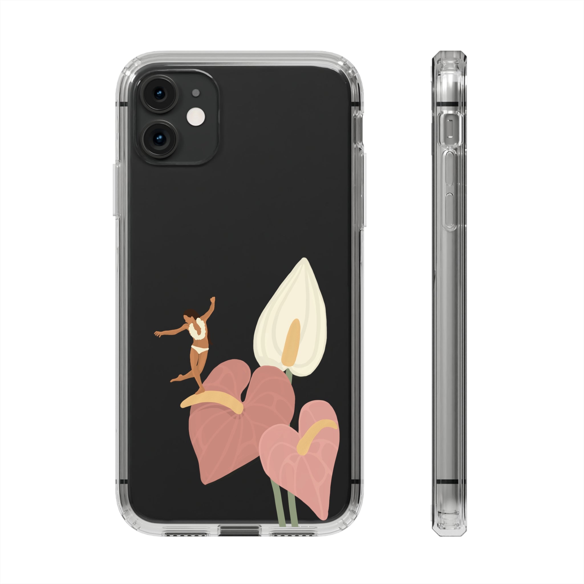 He'e Nalu Clear Phone Case - Ultra Slim Protective Cover for iPhone & Samsung - Perfect for Beach, Surfing & Outdoor Activities