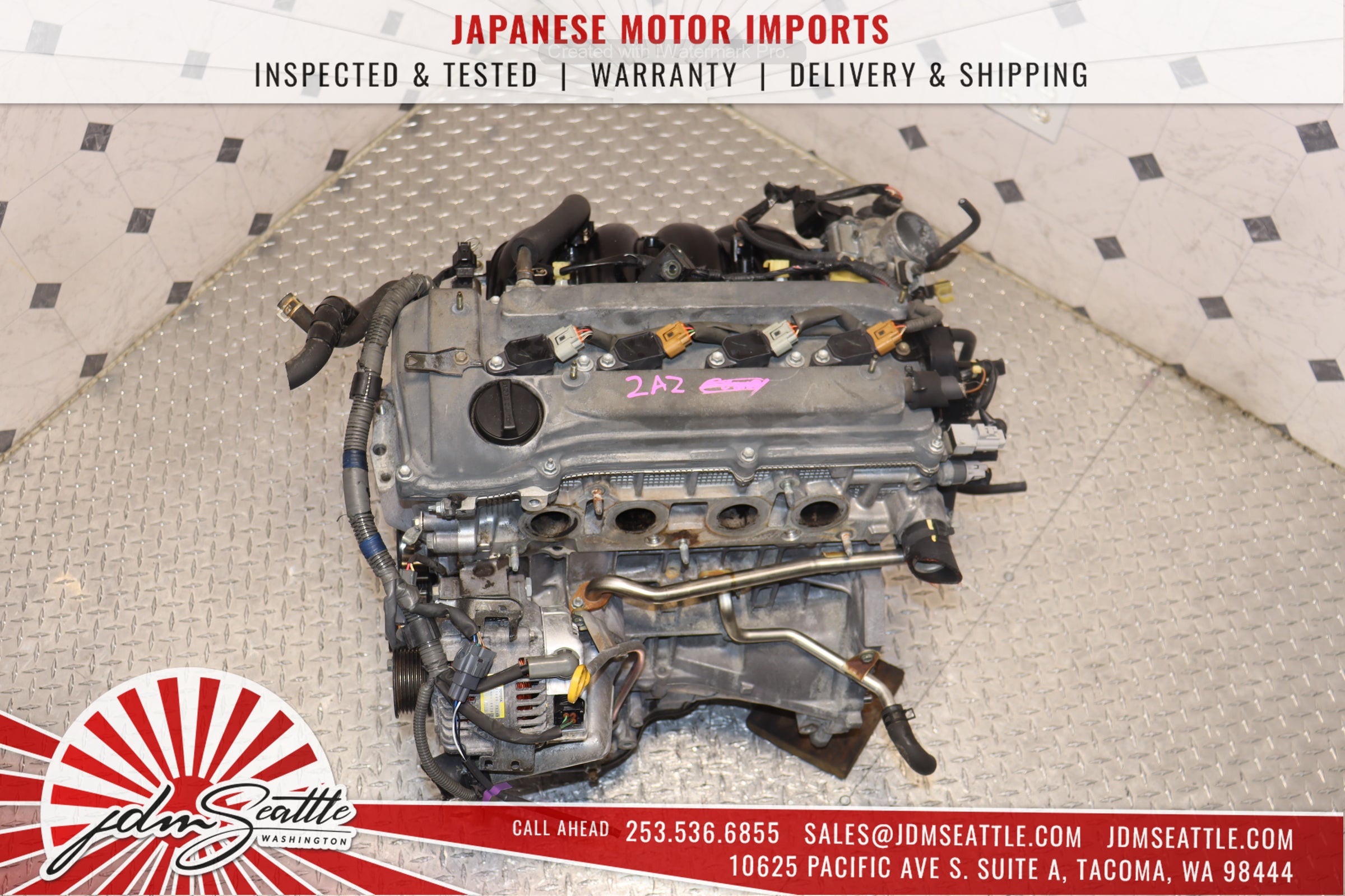 JDM 2AZ-FE Engine 2.4L for 2005-2010 Scion TC - Replacement Motor for Improved Performance | Perfect for Engine Swap & Car Restoration Projects