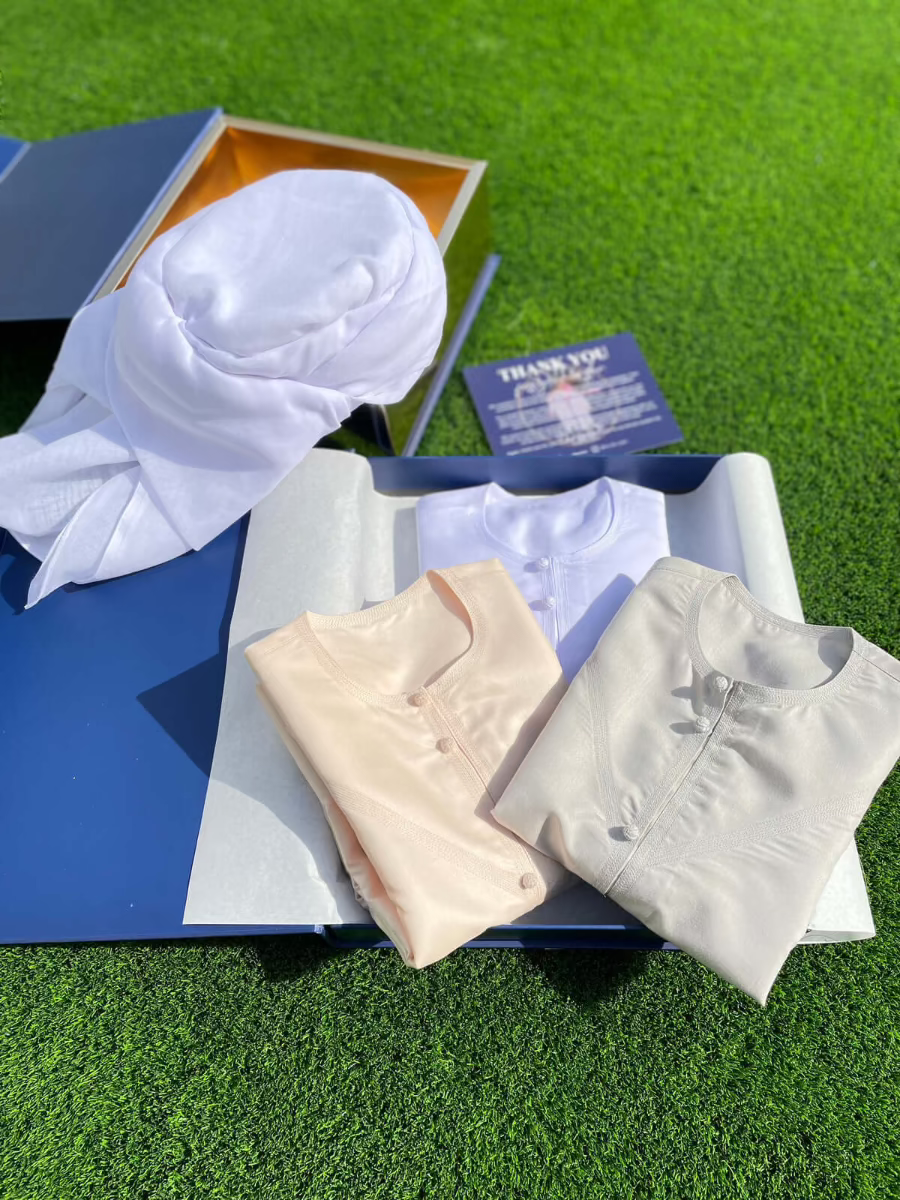 Premium My First Thobe Gift Set for Baby Boys - Traditional Islamic Outfit for Eid, Ramadan & Special Occasions