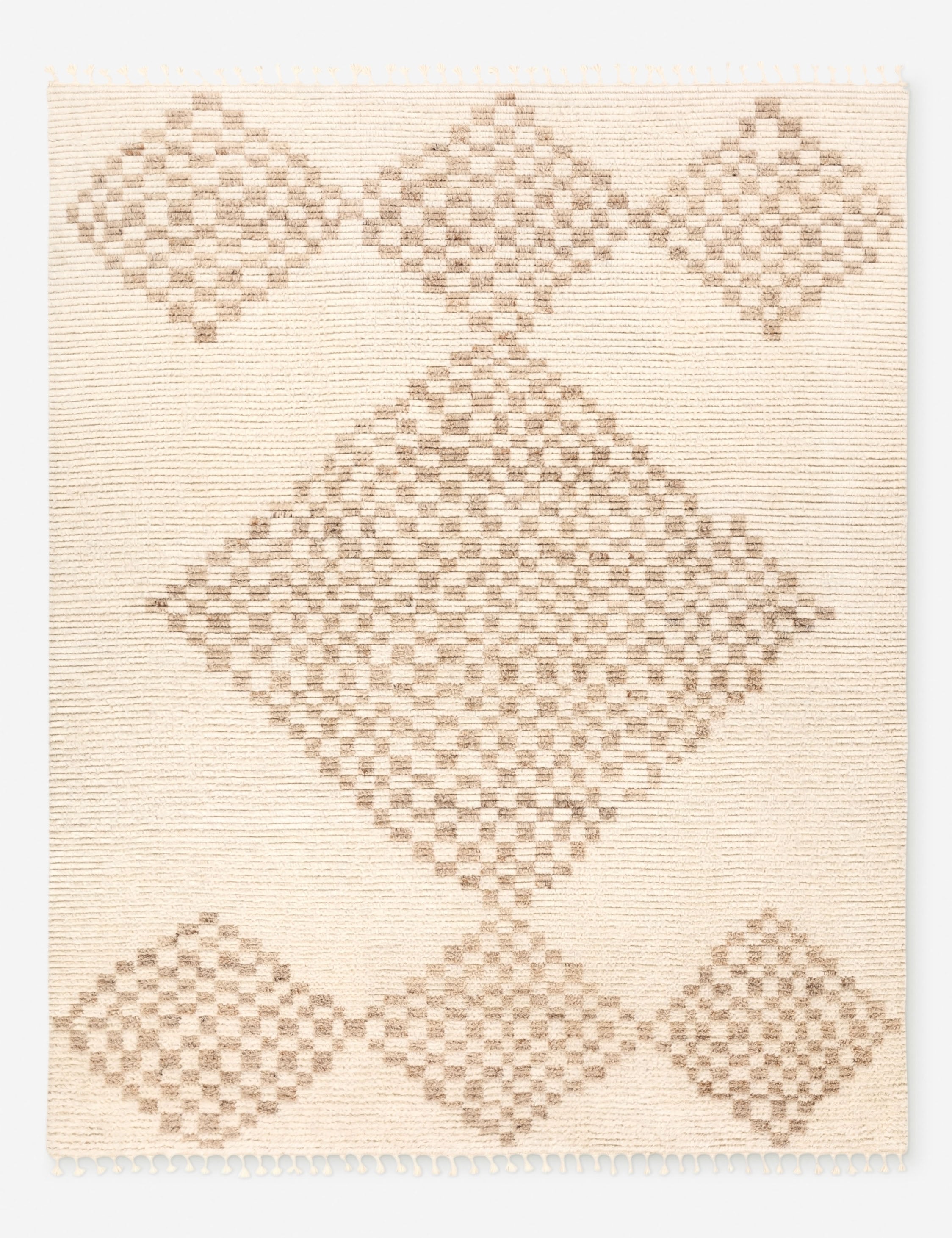 Hand-Knotted Wool Moroccan Style Rug - Carita Collection | Boho Chic Home Decor for Living Room, Bedroom & Office