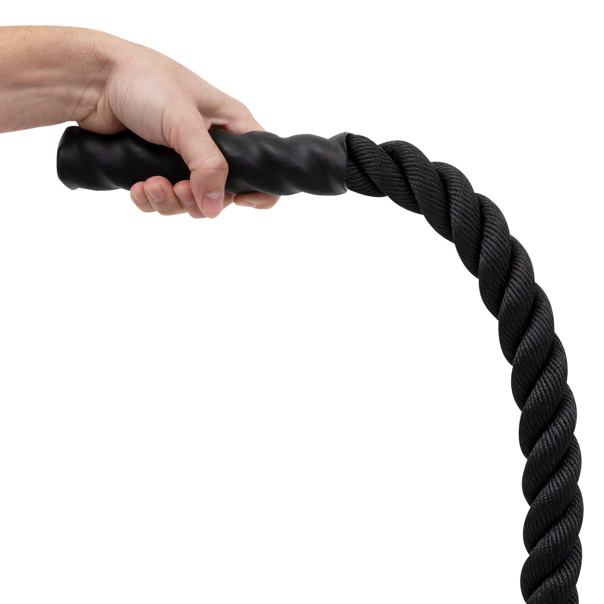 Champion Sports Heavy Duty Training Rope - Rhino Poly Strength & Conditioning Battle Ropes for Gym, Cardio, Cross Training, Weight Lifting & CrossFit - Perfect for Home Workouts, Outdoor Fitness & Professional Training