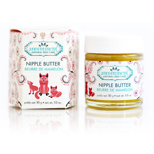 Organic Nipple Butter for Breastfeeding - Soothing & Healing Balm for Cracked, Dry Nipples - Safe for Nursing Moms & Babies - Perfect for Postpartum Care & Breastfeeding Comfort