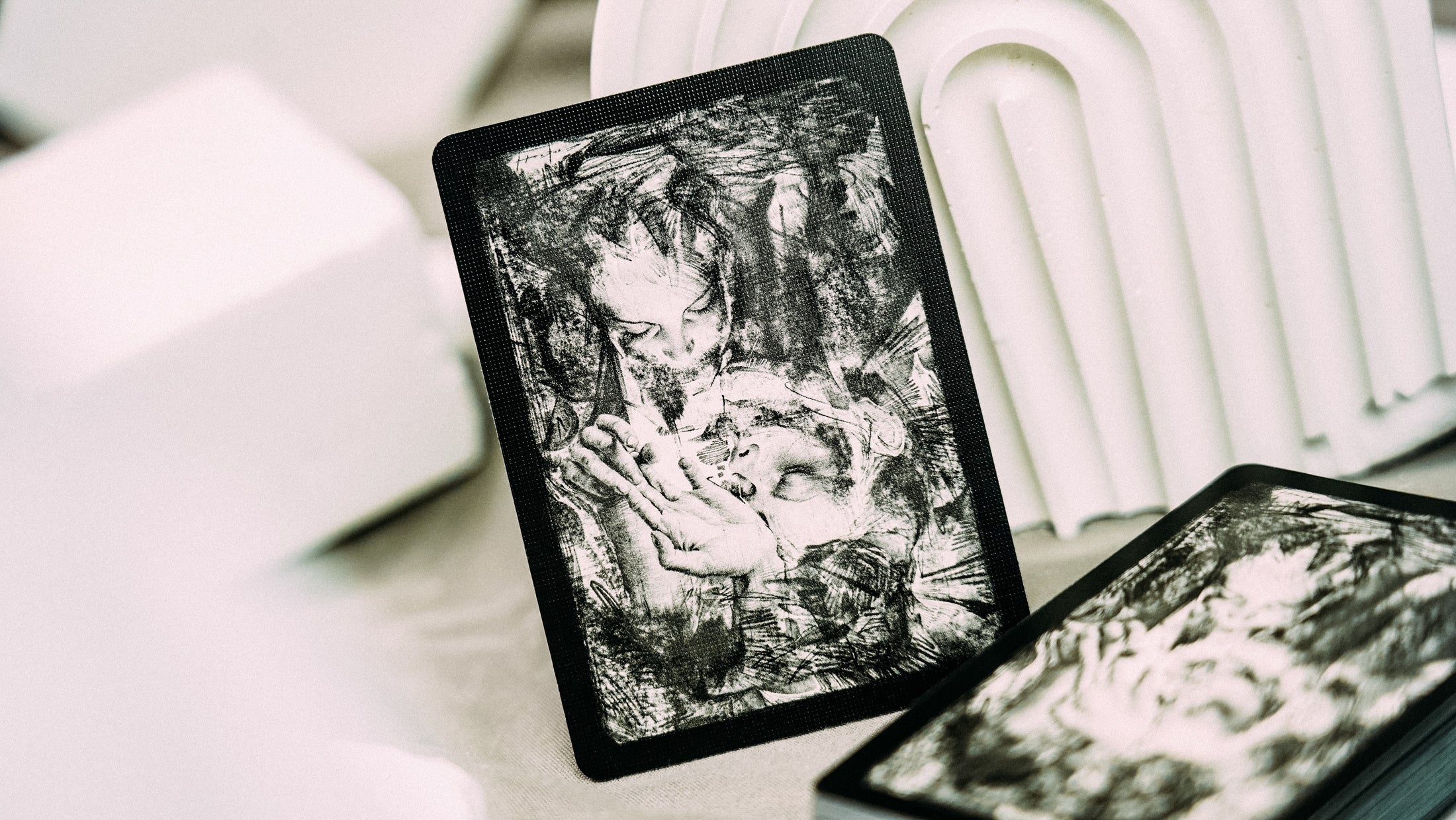 Premium Mirage Grating Collectors Box Set - Silent Playing Cards for Magic Tricks, Poker & Cardistry | Perfect Gift for Card Enthusiasts & Professional Performers