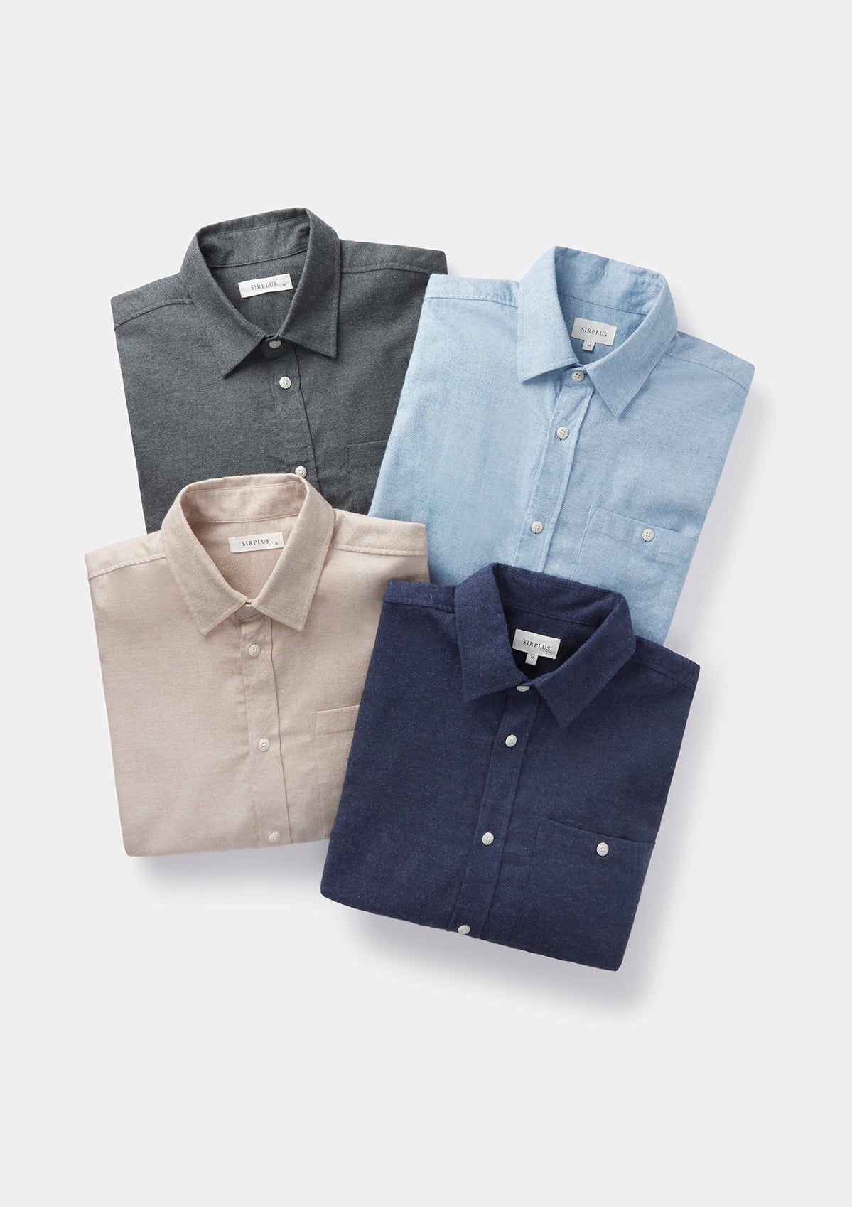 Premium Navy Blue Cotton Cashmere Blend Men's Shirt - Soft Comfortable Business Casual Wear for Office & Travel