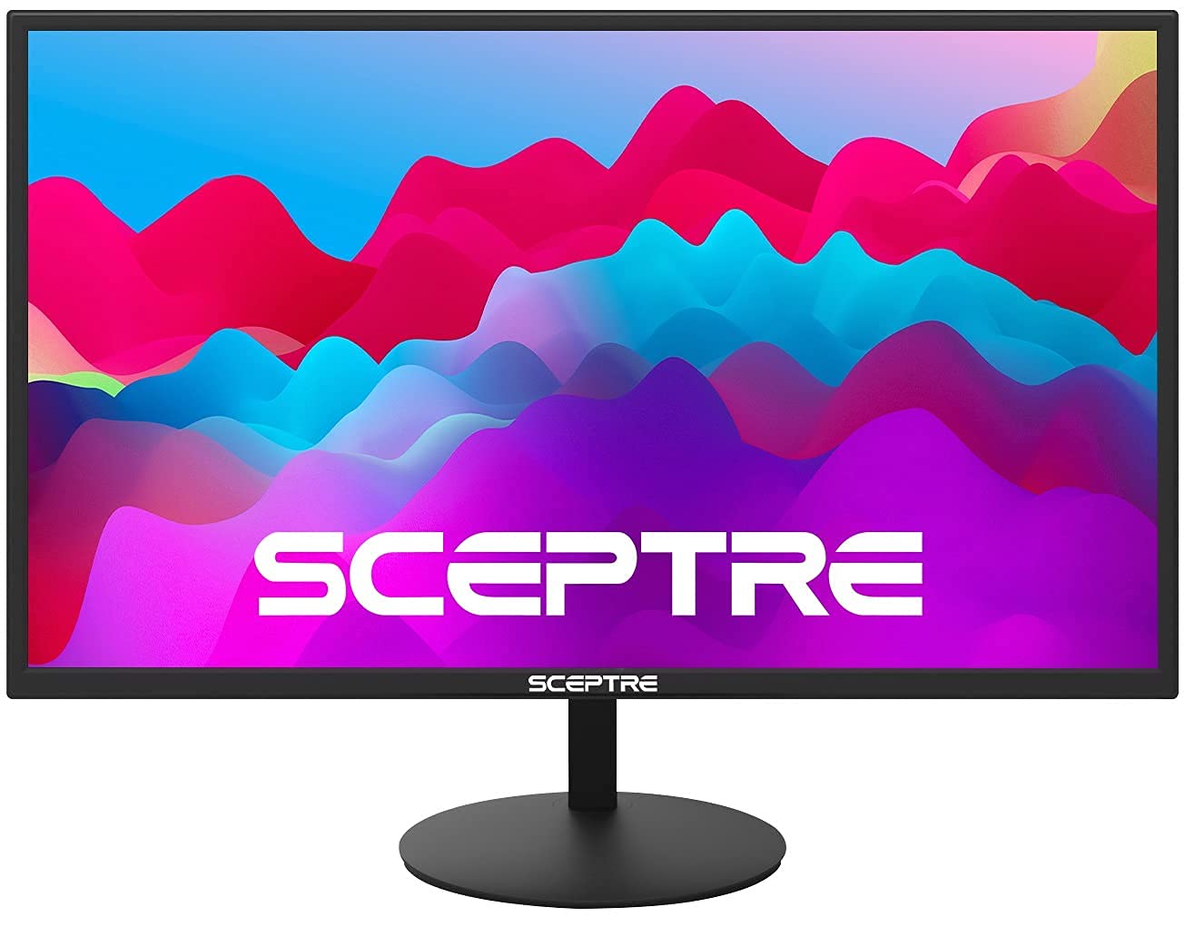 Sceptre 27-Inch FHD 1080p LED Gaming Monitor - 75Hz Refresh Rate, 2X HDMI & VGA Ports, Built-in Speakers, Ultra Slim Metal Black Design - Perfect for PC Gaming, Home Office & Entertainment Setup