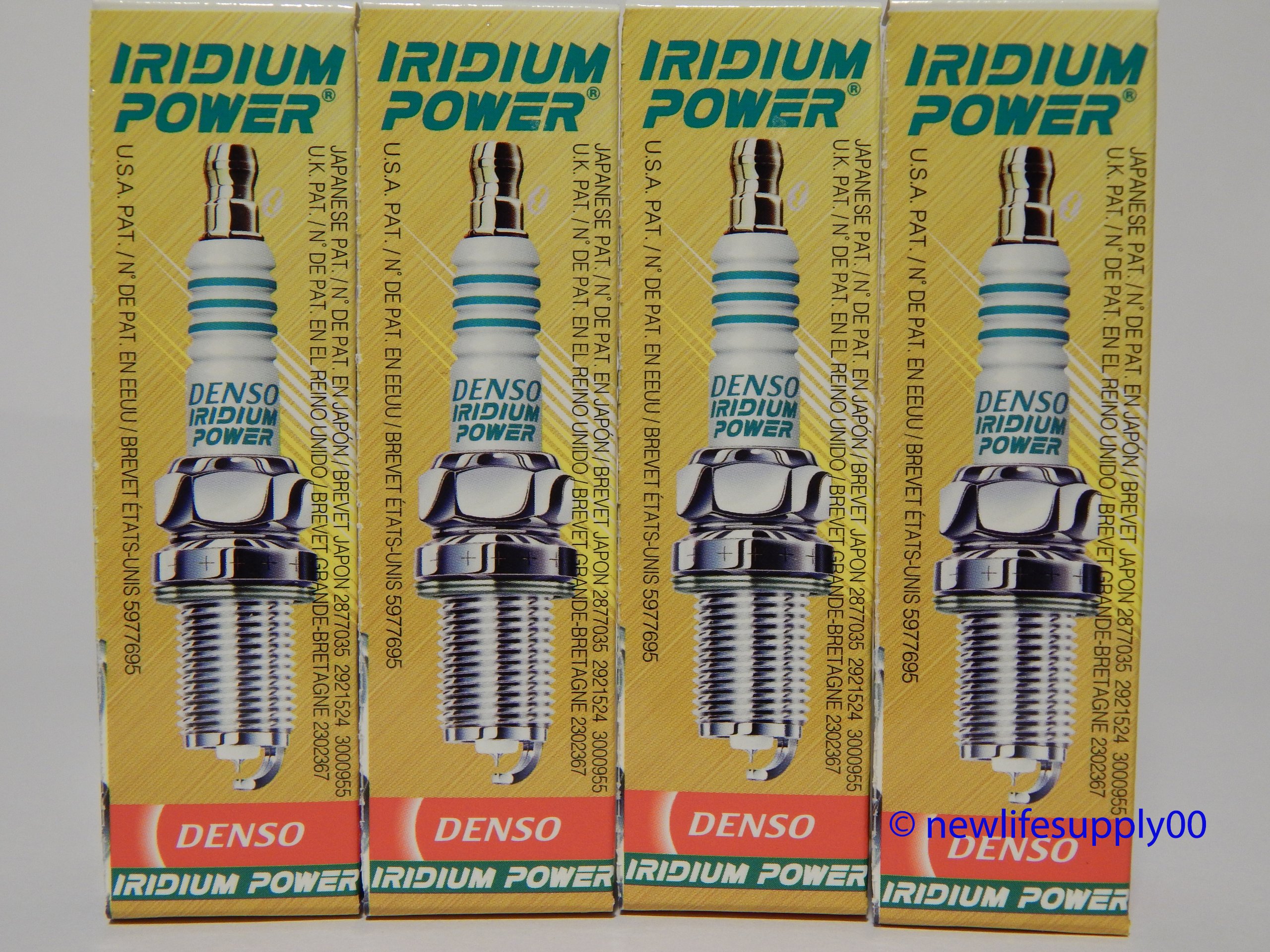 DENSO 5350 Iridium Power Spark Plugs ITL20 - 4 Pack for High Performance Engines - Perfect for Toyota, Honda, Nissan & More - Improves Fuel Efficiency & Acceleration
