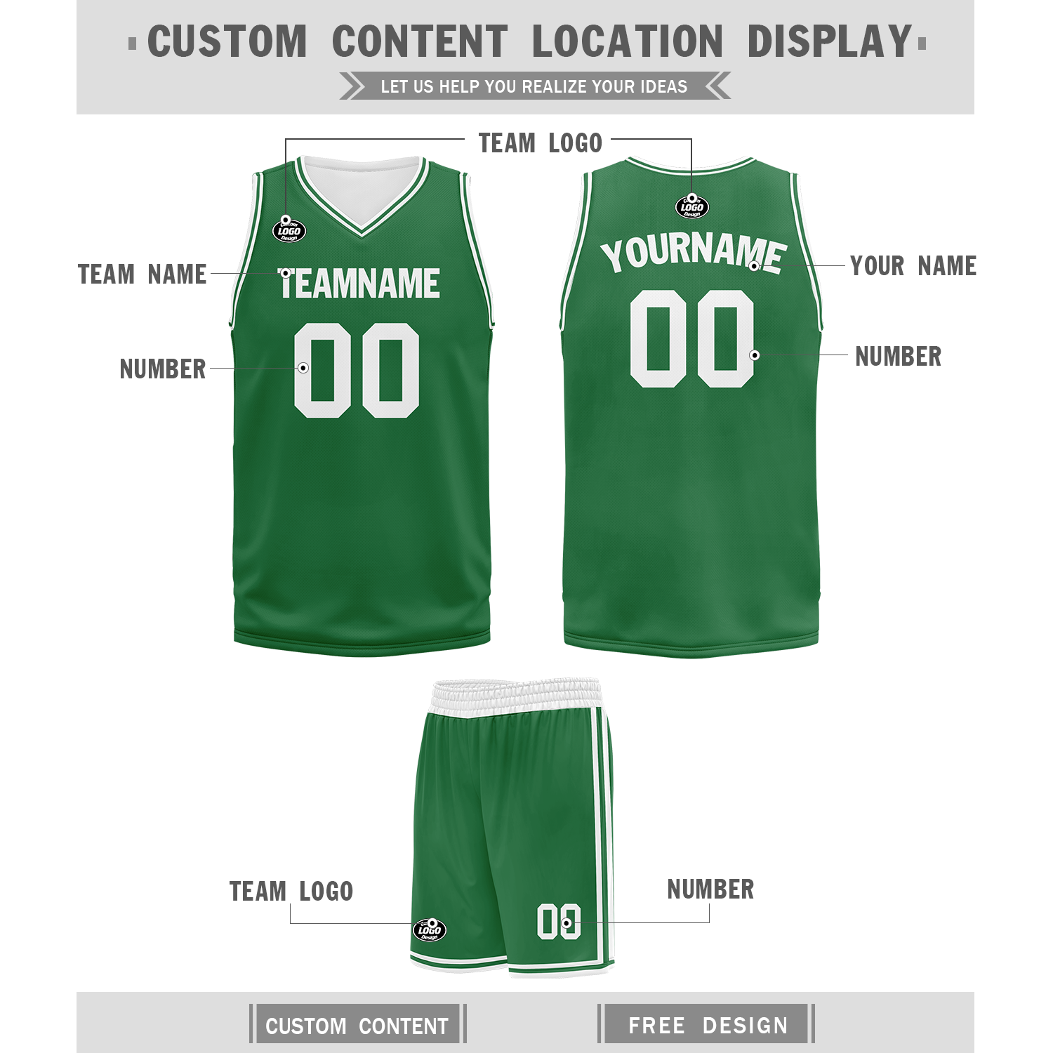 Custom Green Classic Style Basketball Jersey BBJ01 - High-Quality Sports Uniform for Men & Women - Perfect for Team Games, Training, and Fan Wear