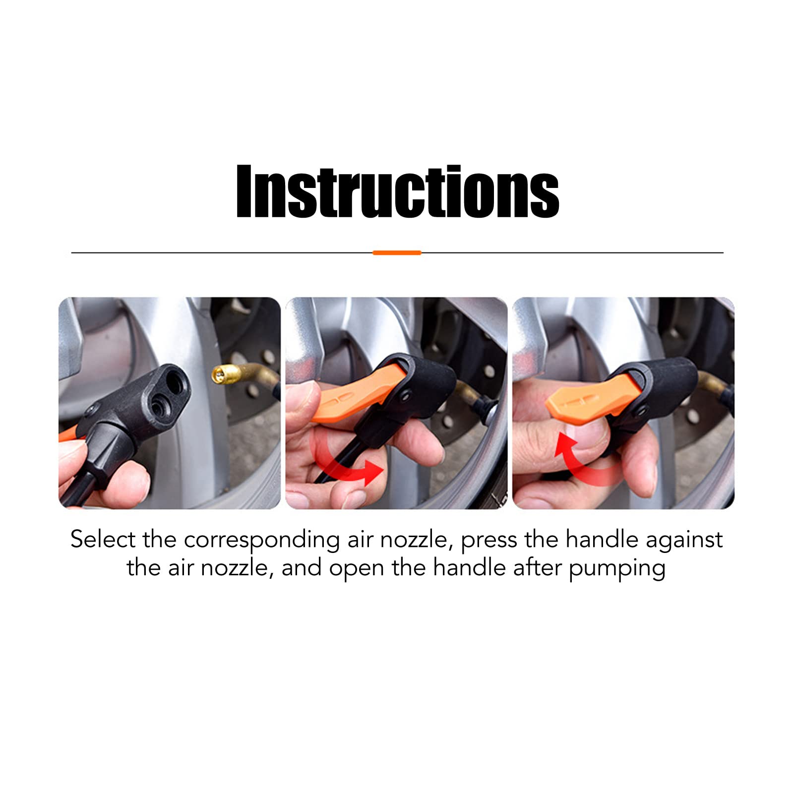 **Precision Bike Air Nozzle - Multi Valve Head for Bicycle Pumps | Portable & Adjustable Bike Pump Adapter | Ideal for Road Bikes, MTB & Commuting**