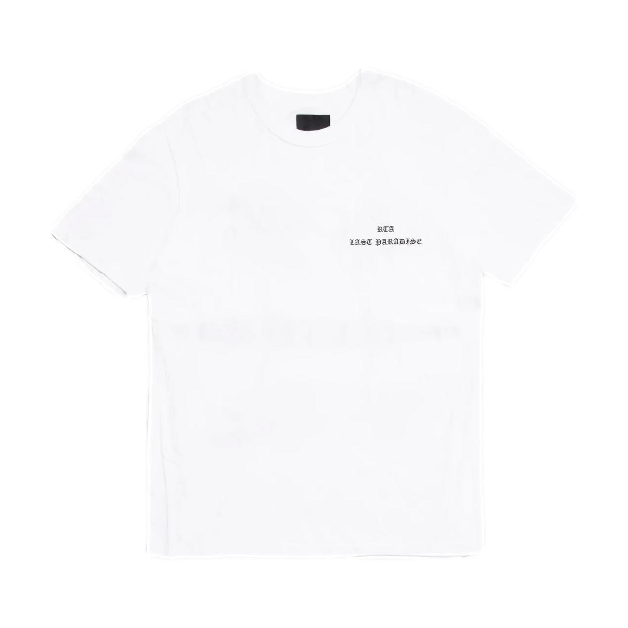 RTA Pablo White Tree Island Graphic T-Shirt for Men - Comfortable Cotton Tee for Casual Wear, Street Style & Everyday Outfits