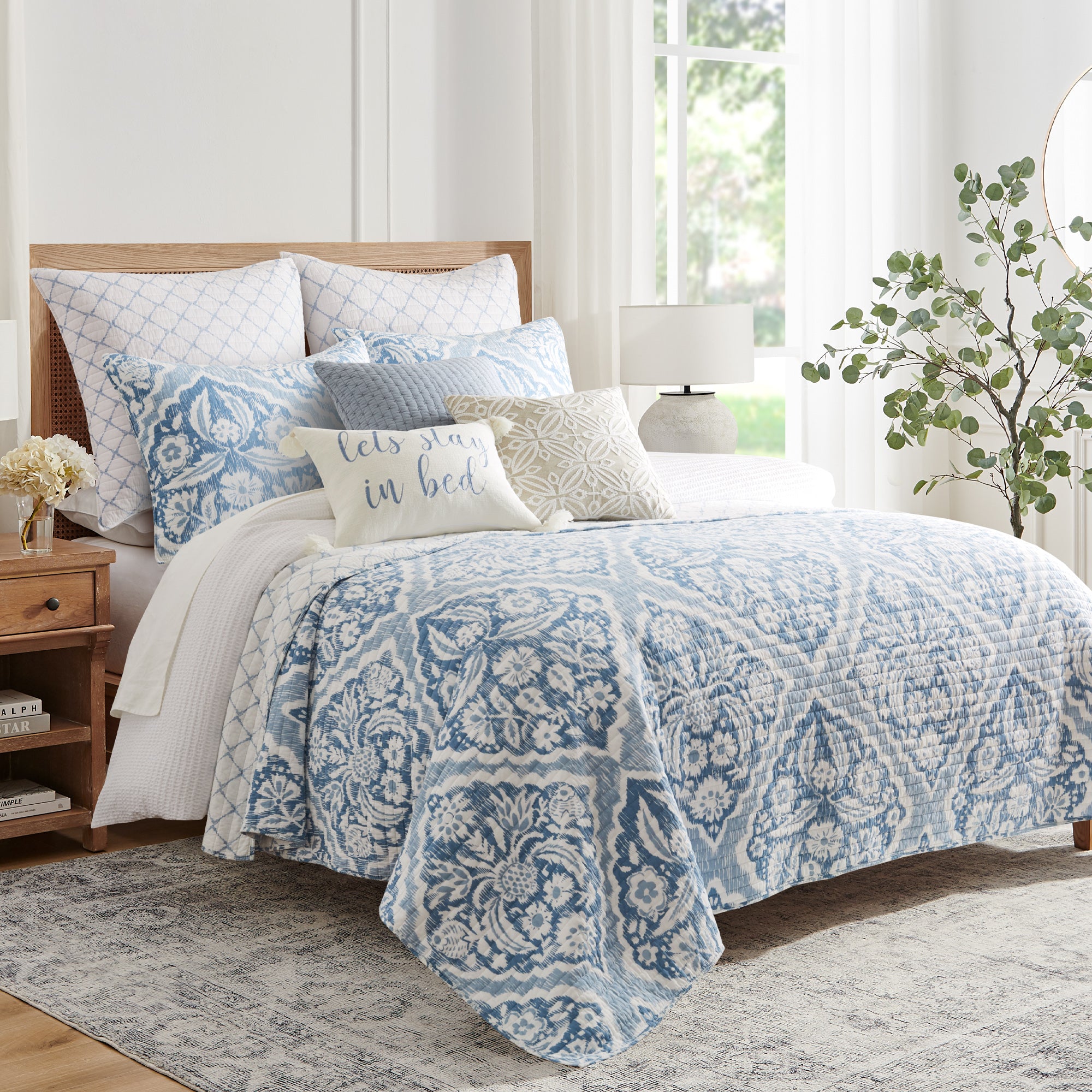 Becker Euro Sham Pillowcase Set of 2 - Premium 100% Cotton Decorative Square Pillow Covers for Sofa, Bed & Couch - Home Decor & Living Room Accessories