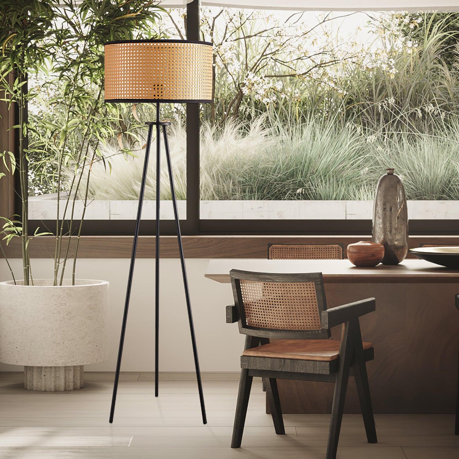 Modern Aubrey Floor Lamp - Adjustable Brightness LED Standing Light for Living Room, Bedroom & Office - Perfect for Reading, Working & Relaxing