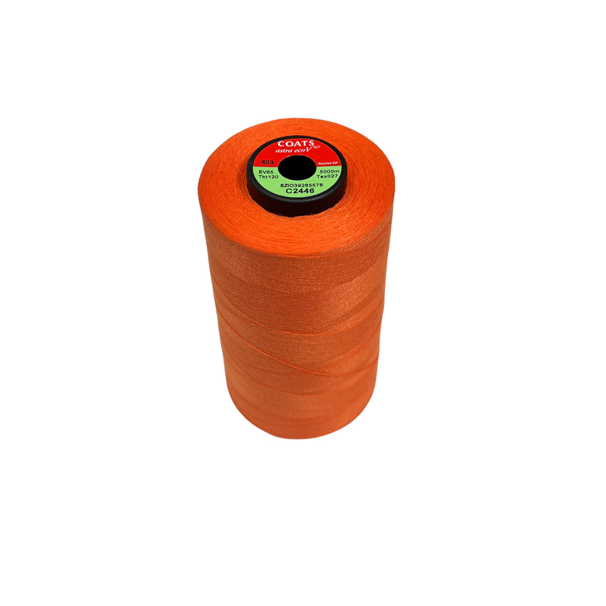Eco-Friendly Astra EcoVerde 120 Recycled Polyester Thread - 5000m Cones for Sewing, Quilting & Crafting | Sustainable Sewing Supplies for Eco-Conscious Makers