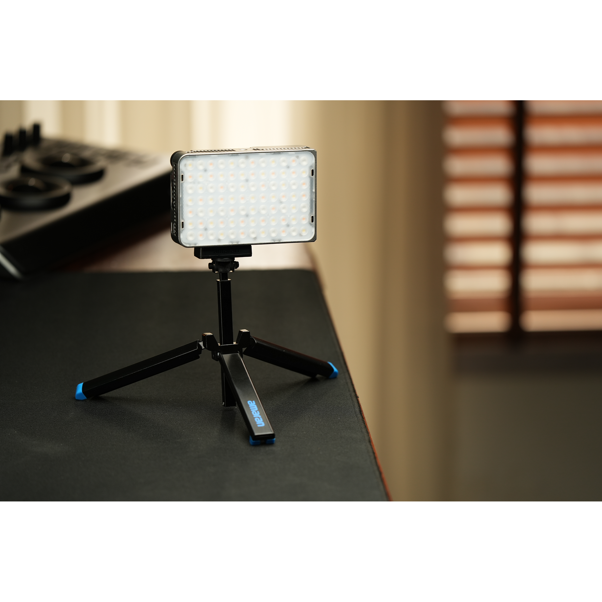 Amaran Ace 25c Compact RGB LED Light Panel - All-in-One Creator Kit (Gray) | Perfect for YouTube, TikTok & Photography Lighting | Portable Studio Light for Content Creators