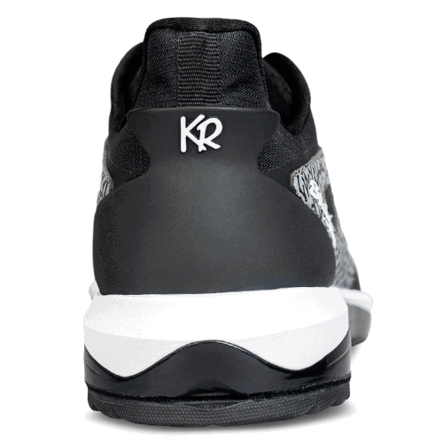 KR Strikeforce TPC The Gladiator Black/Stone High Performance Left Handed Bowling Shoes for Men - Perfect for Competitive Bowling & League Play