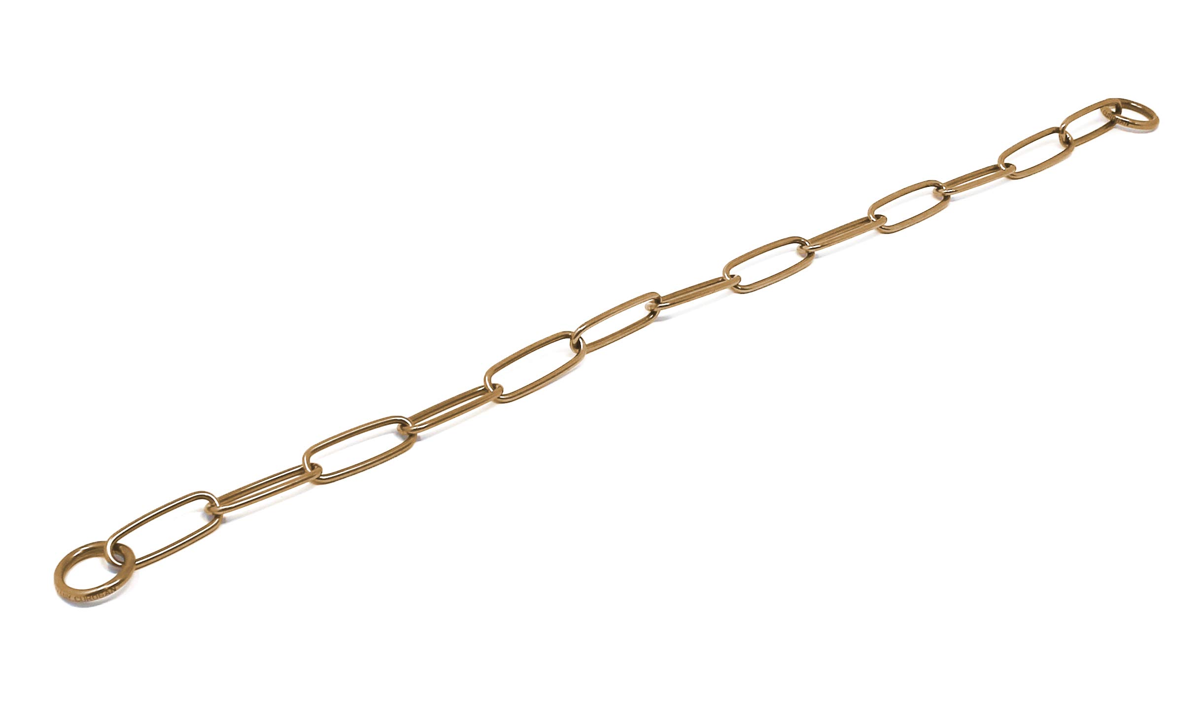 Herm Sprenger Curogan Long Link Fur Saver Training Collar - Hypoallergenic Nickel-Free No-Pull Slip Chain for Dogs - 3mm 24in (62cm) - Made in Germany - Perfect for Obedience Training & Gentle Control - Ideal for Daily Walks & Behavior Correction
