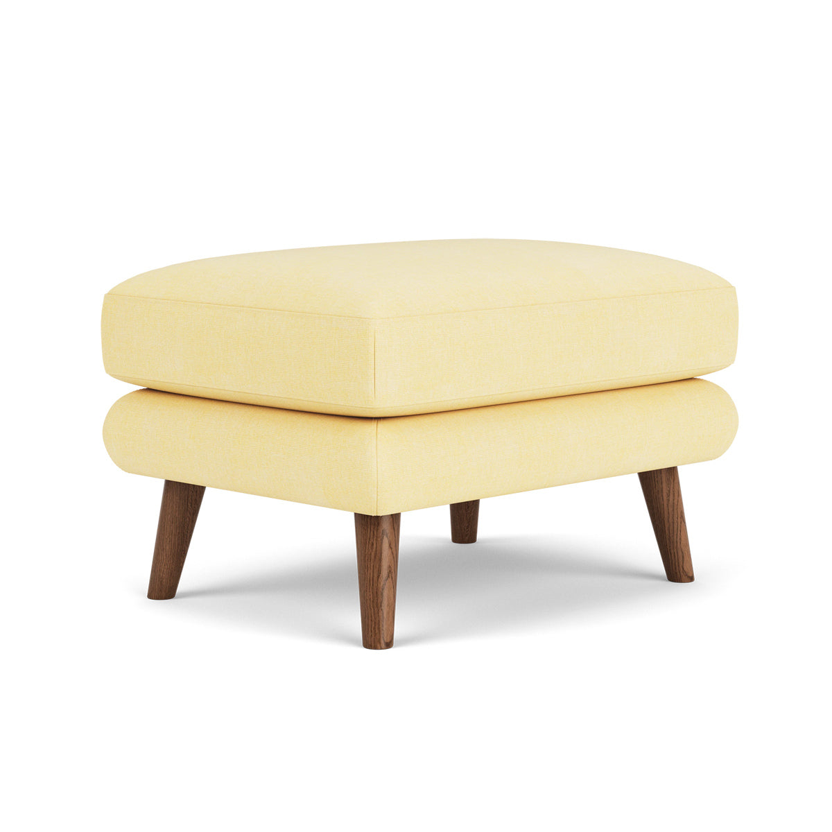 George Fabric Ottoman - Stylish and Comfortable Footrest, Storage Bench for Living Room, Bedroom, or Office - Perfect for Relaxing, Extra Seating & Home Organization