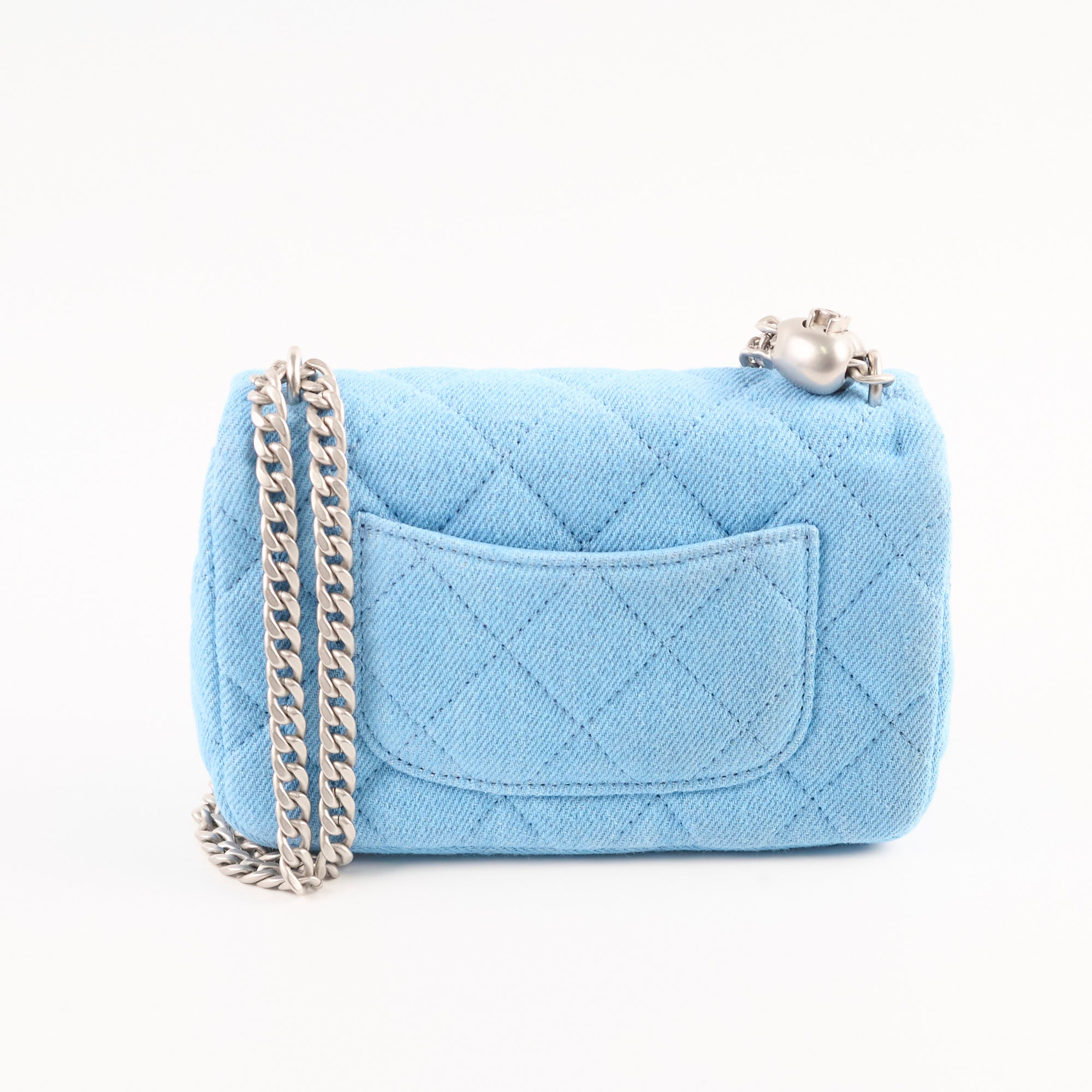 Chanel 2024 Seasonal Denim Rectangular Blue Handbag - Luxury Designer Tote for Women, Perfect for Work, Travel & Everyday Use