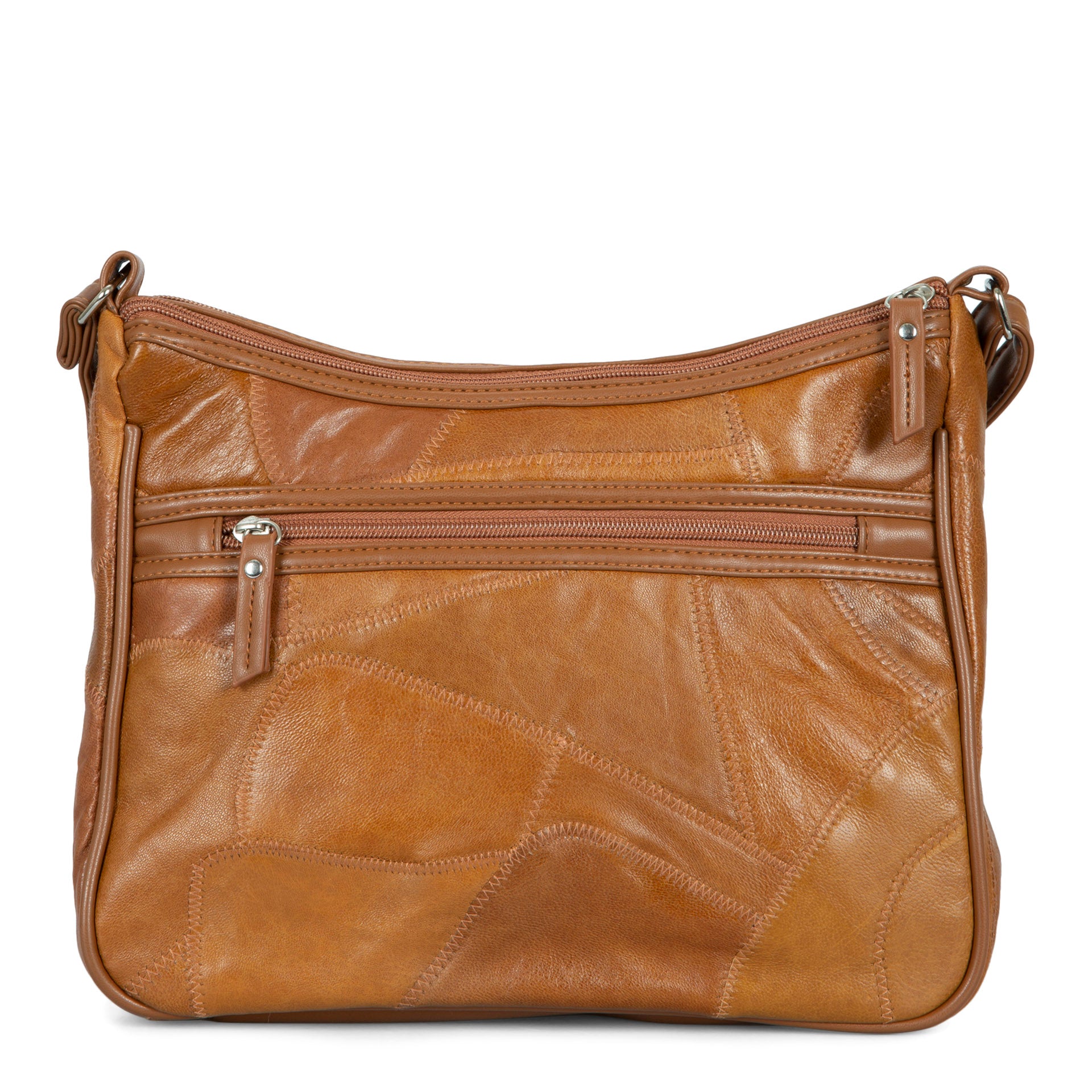 RFID Blocking Leather Crossbody Bag with Flap - Secure & Stylish for Travel, Shopping & Daily Use