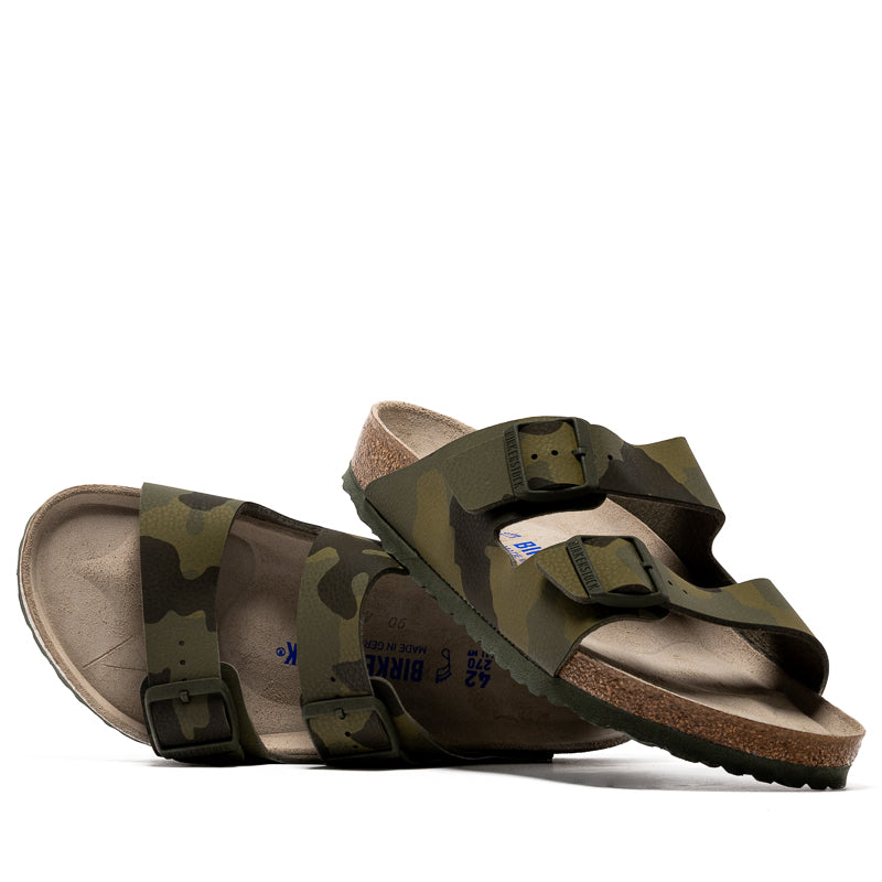 Birkenstock Arizona Sandals - Desert Soil/Camo Green - Comfortable & Stylish Unisex Footwear for Casual Wear & Outdoor Activities