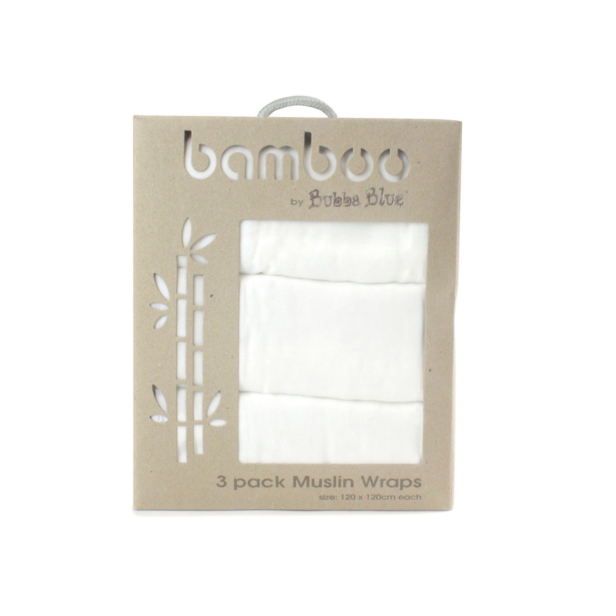 Soft Bamboo White 3-Pack Muslin Swaddle Wraps for Newborns - Breathable Baby Blankets for Swaddling, Nursing & Comfort | Perfect for Nursery, Travel & Photo Shoots
