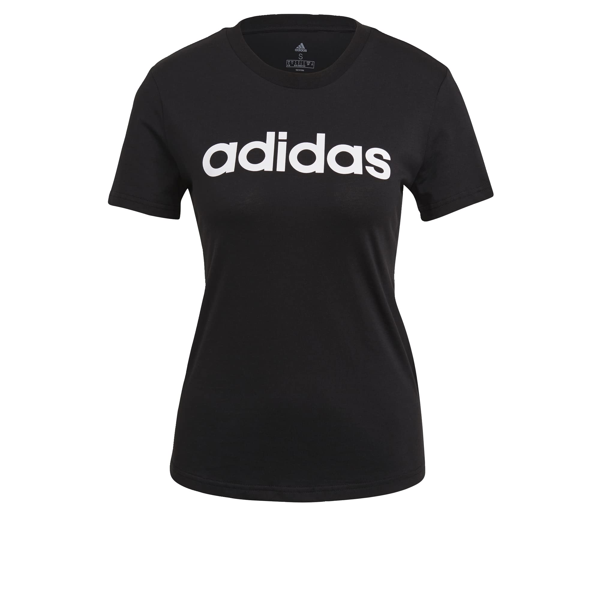 adidas Women's Essentials Slim Logo T-Shirt | Comfortable Casual Tee for Workout, Gym & Everyday Wear | Athletic Apparel for Running, Yoga & Street Style