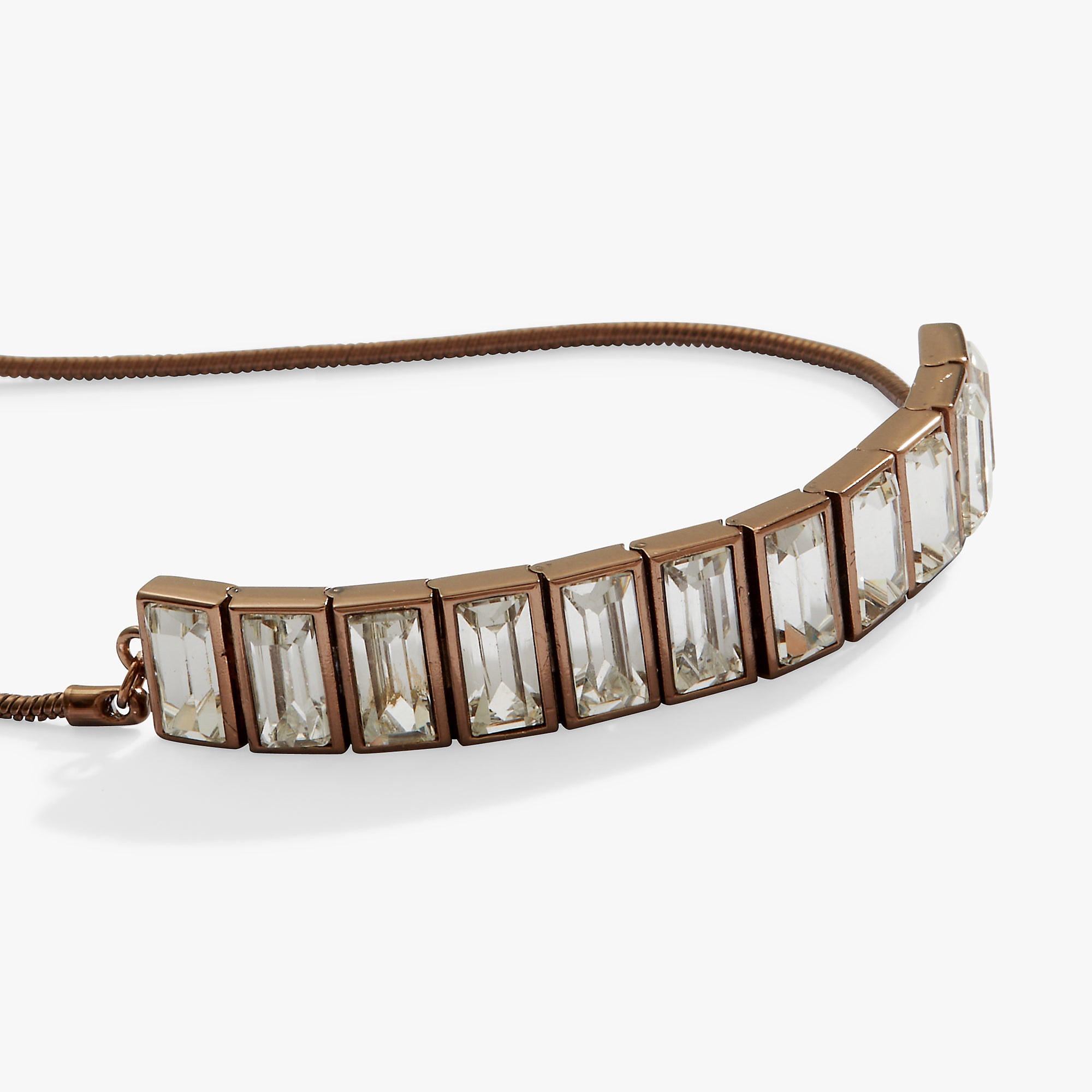 Elegant Baguette Crystal Tennis Bracelet for Women - Perfect for Weddings, Parties & Special Occasions