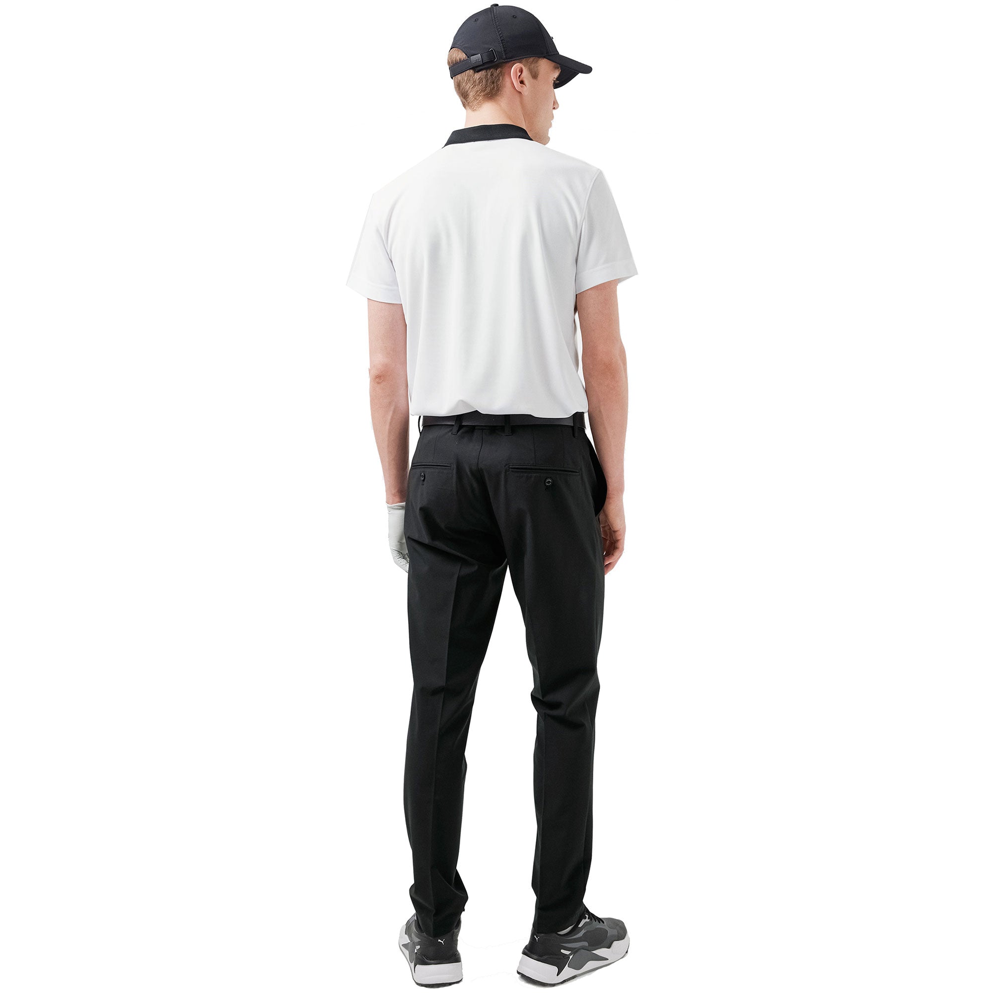 J. Lindeberg Brayden Men's Golf Polo Shirt - Moisture-Wicking, UV Protection & Stylish Design for Golf, Casual Wear & Outdoor Activities
