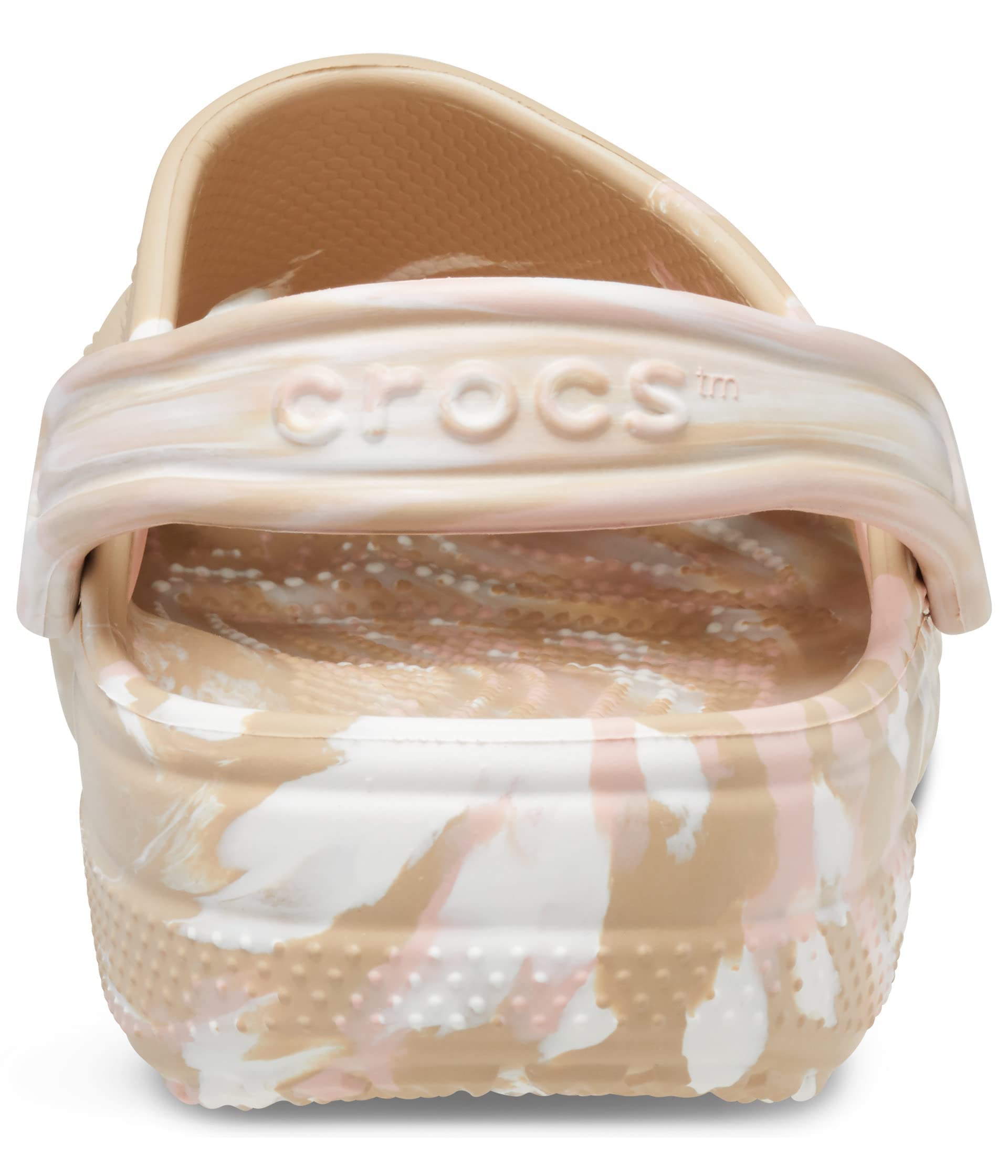 Crocs Unisex Classic Marbled Tie-Dye Clog | Comfortable Slip-On Shoes for Men & Women | Perfect for Beach, Pool, and Casual Wear
