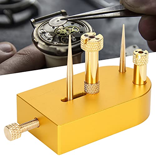 Professional Watch Balance Stand & Repair Tools - Plunger Press Clamp, Movement Balance Wheel & Hairspring Support Stand for Watchmakers | Perfect for Watch Repair, Maintenance & Jewelry Workshops