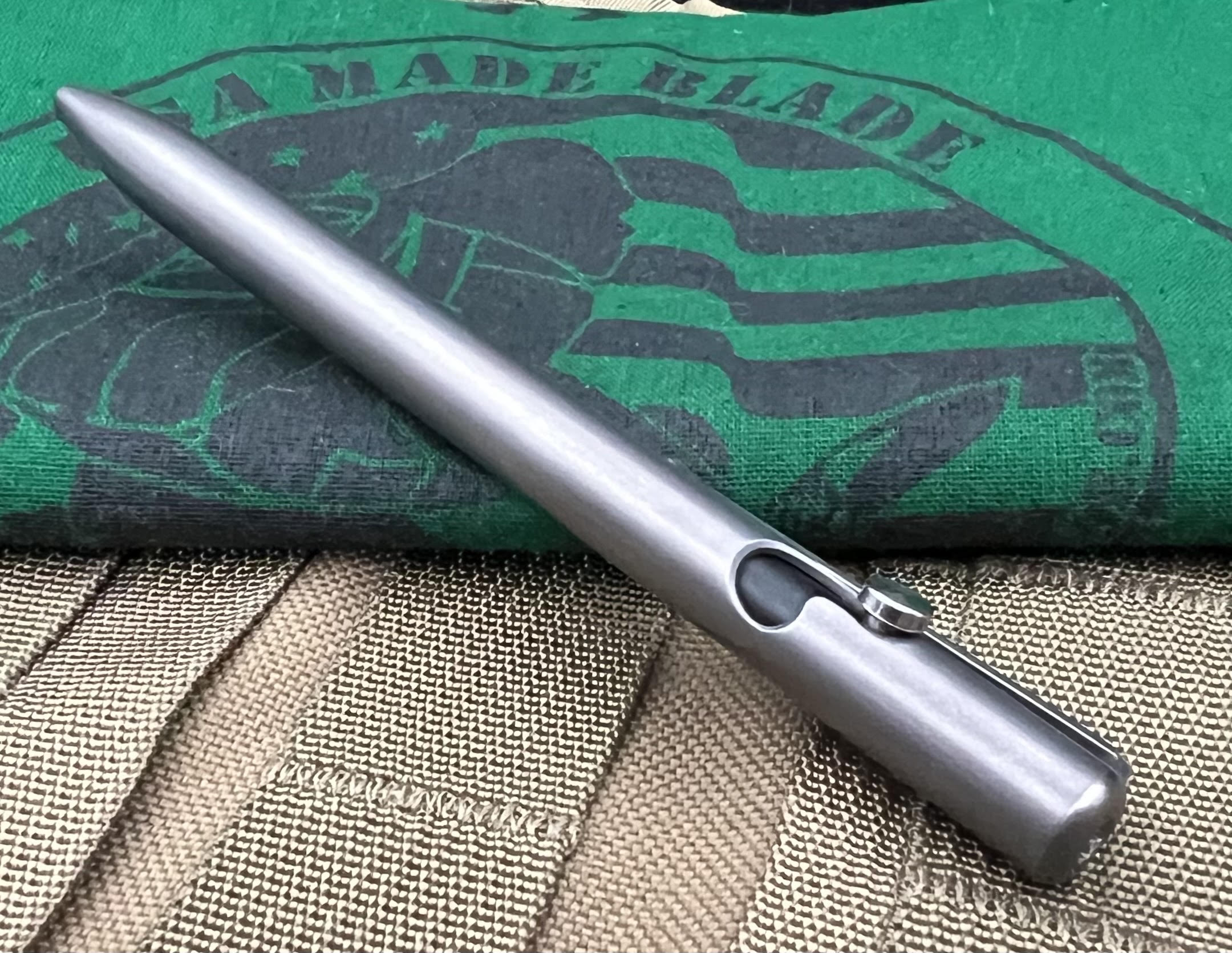 Tactile Turn Smooth Operator Titanium Bolt Action Pen - Short Size Premium EDC Writing Tool for Professionals & Outdoor Enthusiasts - Perfect for Office, Travel, and Everyday Carry