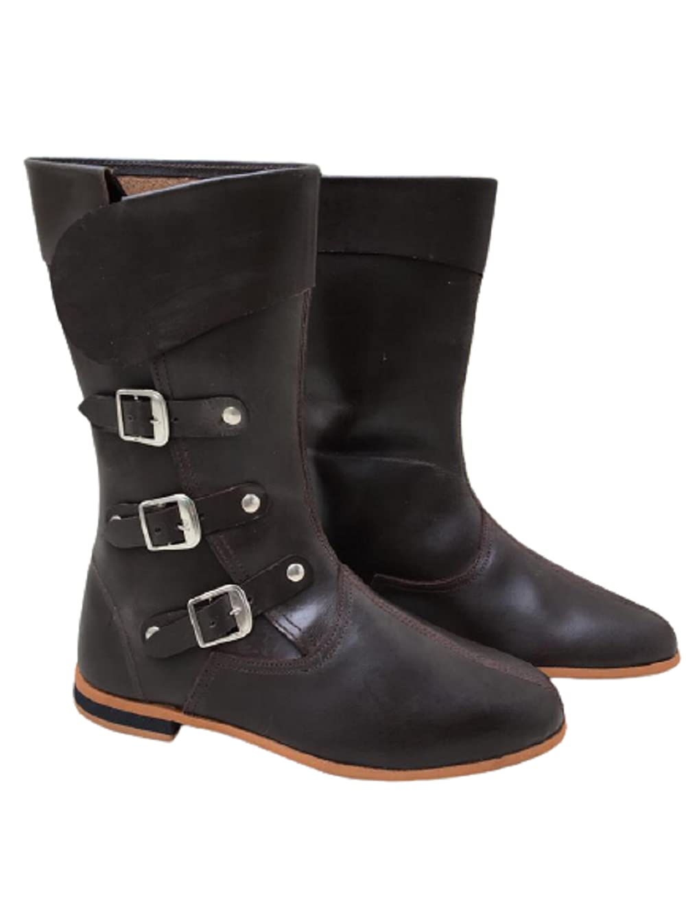 Men's Genuine Leather Cowboy Boots - Western Style Riding Boots for Men - Perfect for Rodeo, Country Music Festivals & Outdoor Adventures