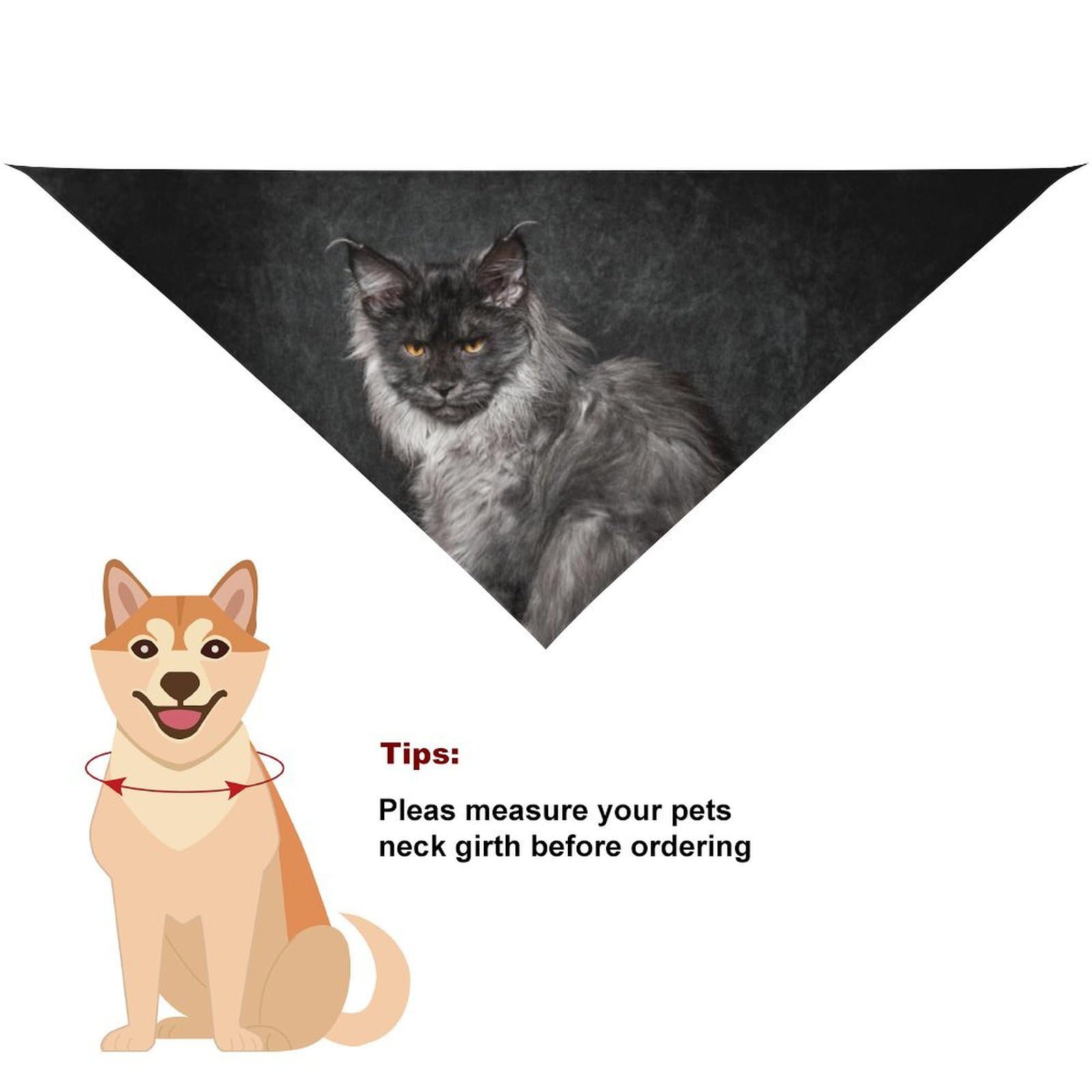 Wild Lynx Dog Bandanas - Cute Pet Scarf & Bib for Large, Medium & Small Dogs & Cats - Perfect Christmas & Thanksgiving Gift for Pets - Great for Holidays, Parties & Outdoor Adventures