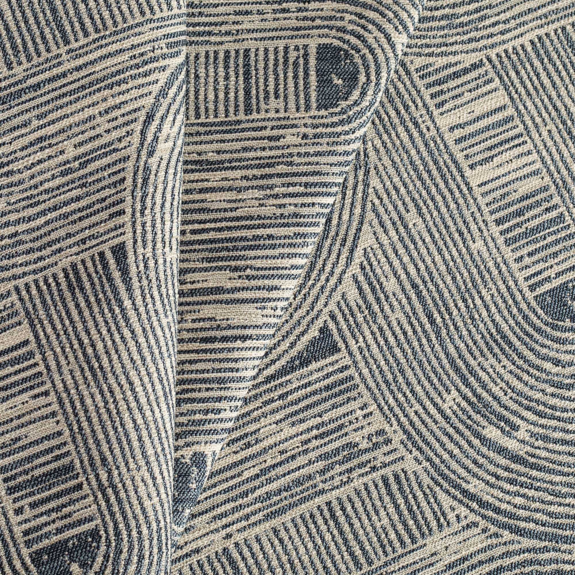 Premium Bayside Indigo Fabric - Soft, Durable & Fade-Resistant Cotton Material for Upholstery, DIY Crafts & Home Decor Projects