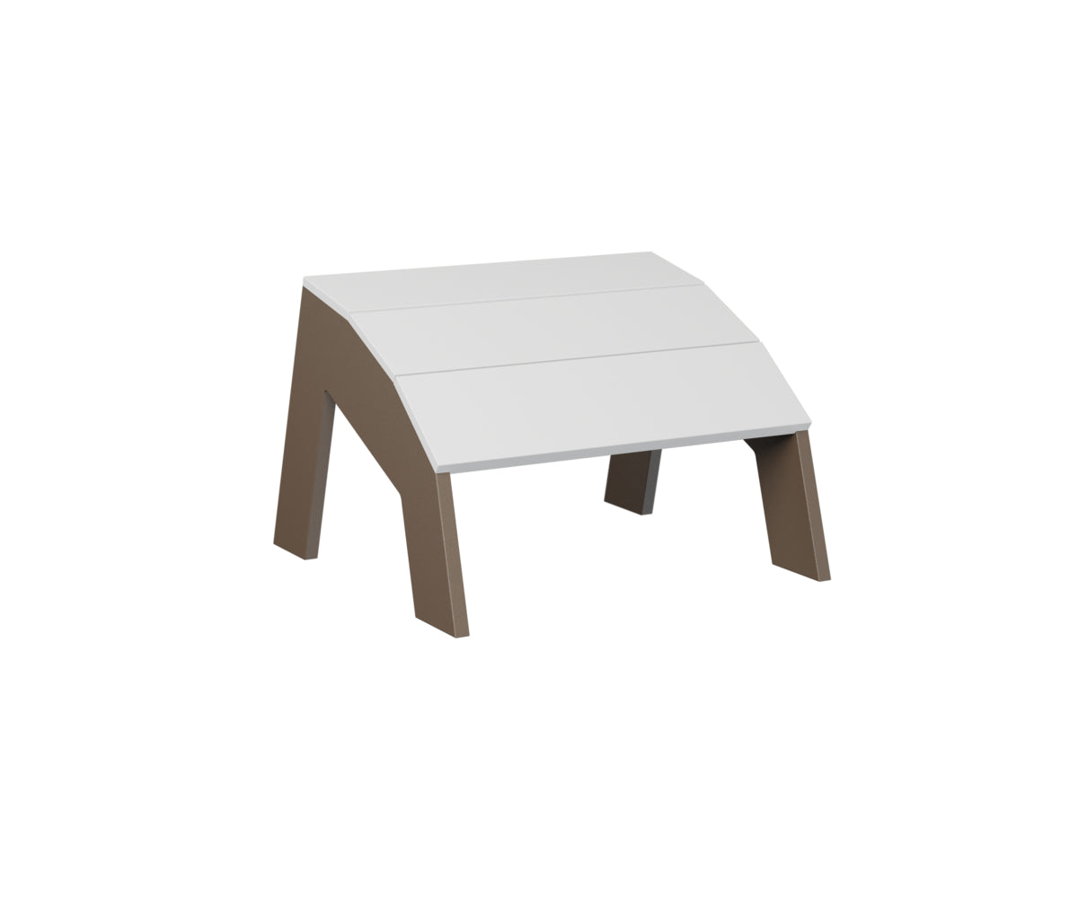 Berlin Gardens Nordic Adirondack Footstool - Outdoor Patio Furniture, Solid Wood Footrest for Garden, Deck & Poolside Relaxation
